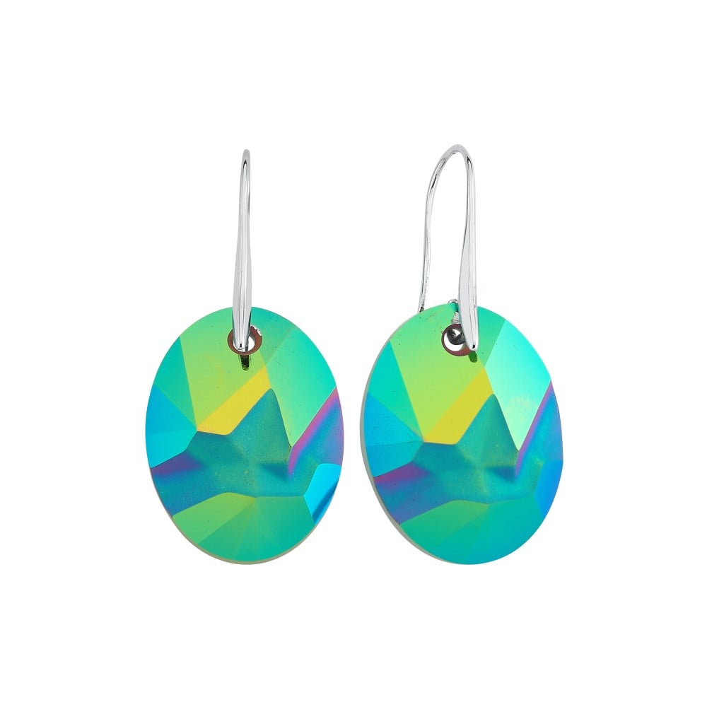 Swarovski Kristalli Oval Küpe