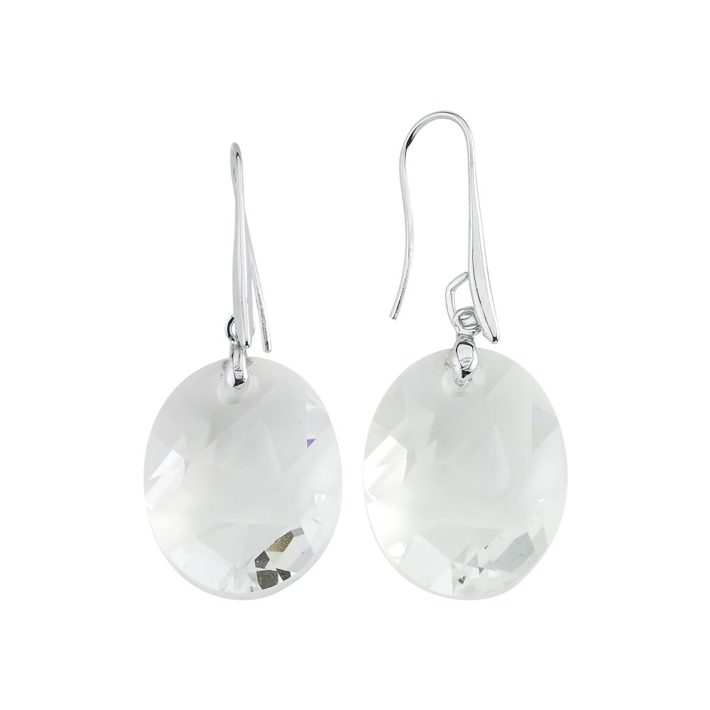 Swarovski Kristalli Oval Küpe