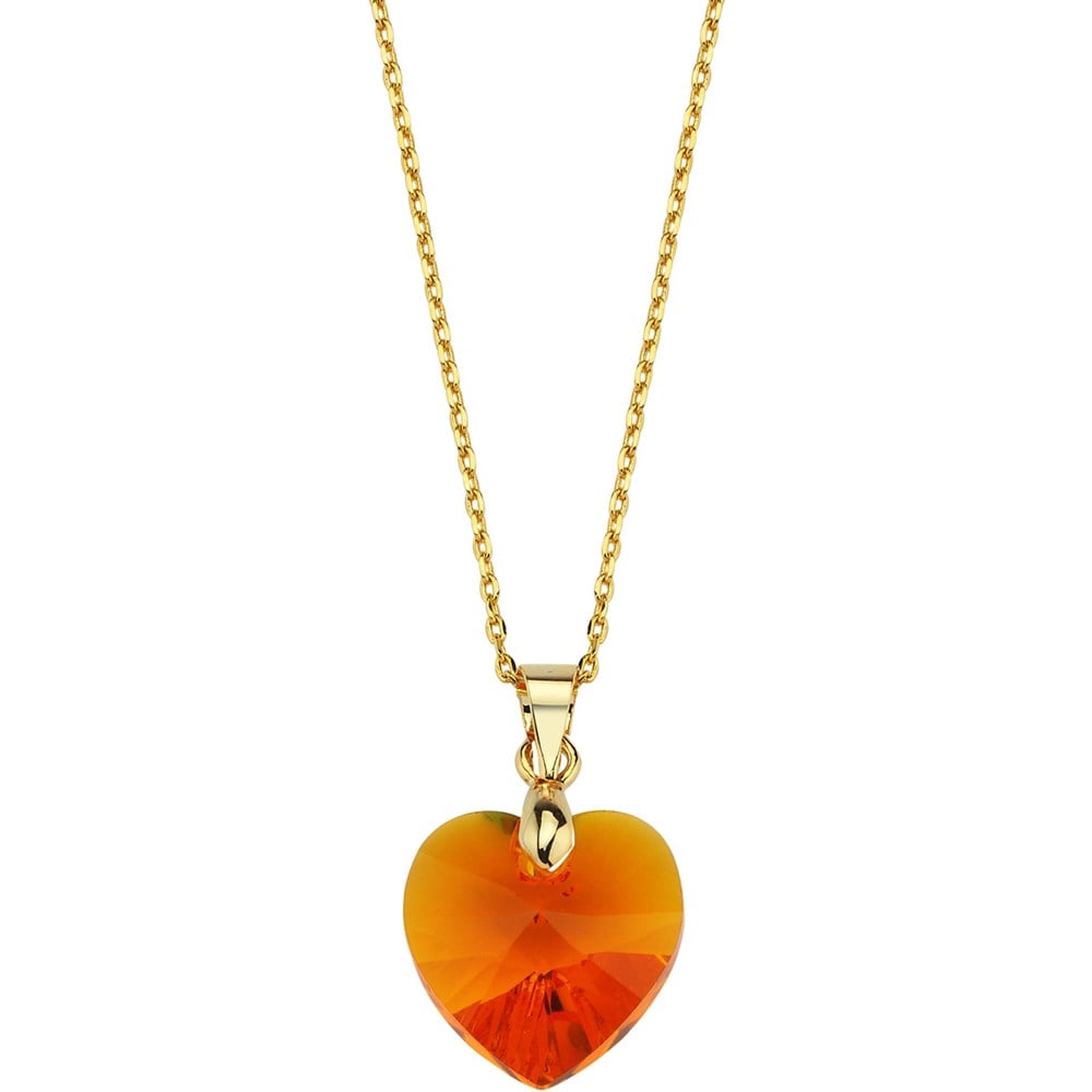 Swarovski Xilion Heart Kolye