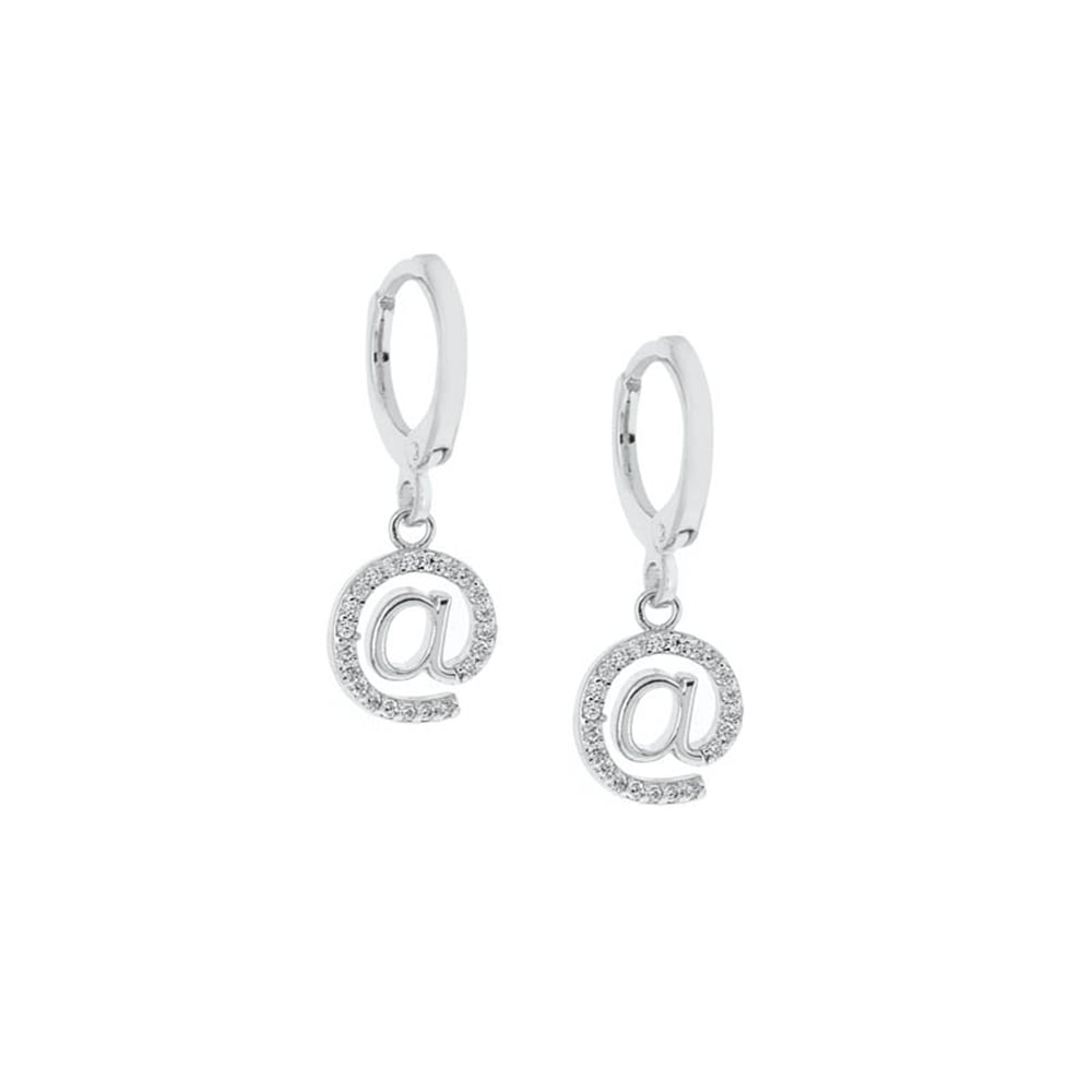 Tailed Rhodium Küpe