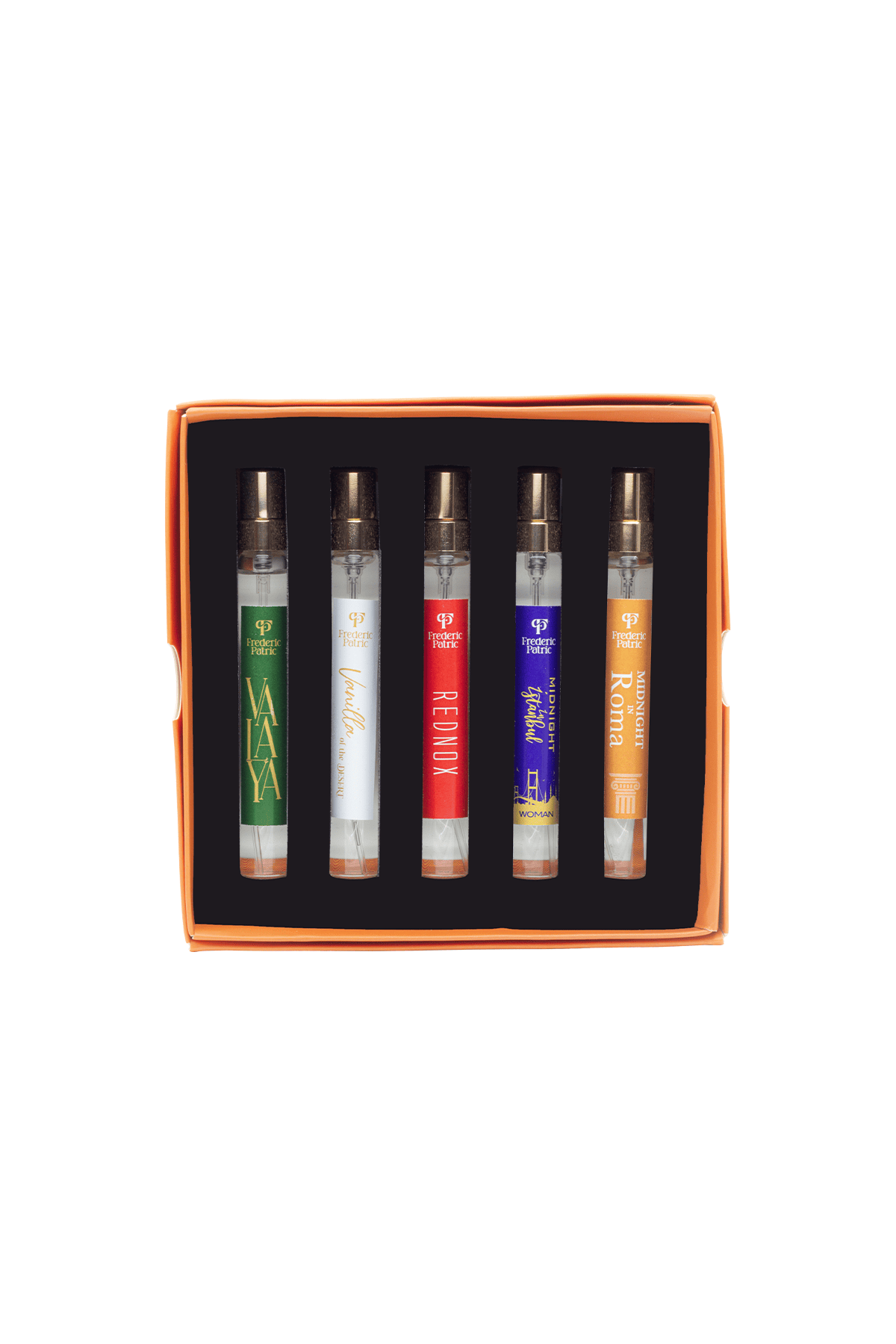 10 ML Orange Discovery Set (Roma-MidKadın-Rednox-VanillaDesert-Valaya)