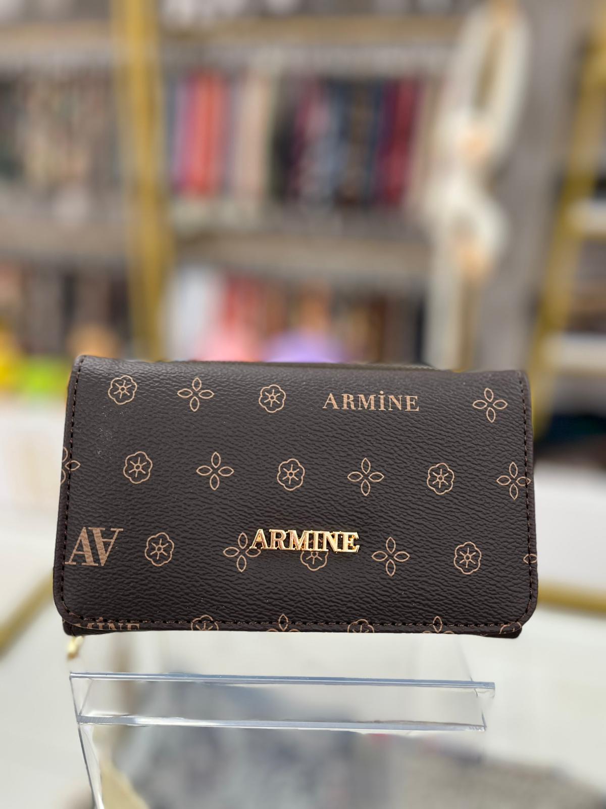 Armine Bayan Cüzdan Kahve Baskılı  ARC1201