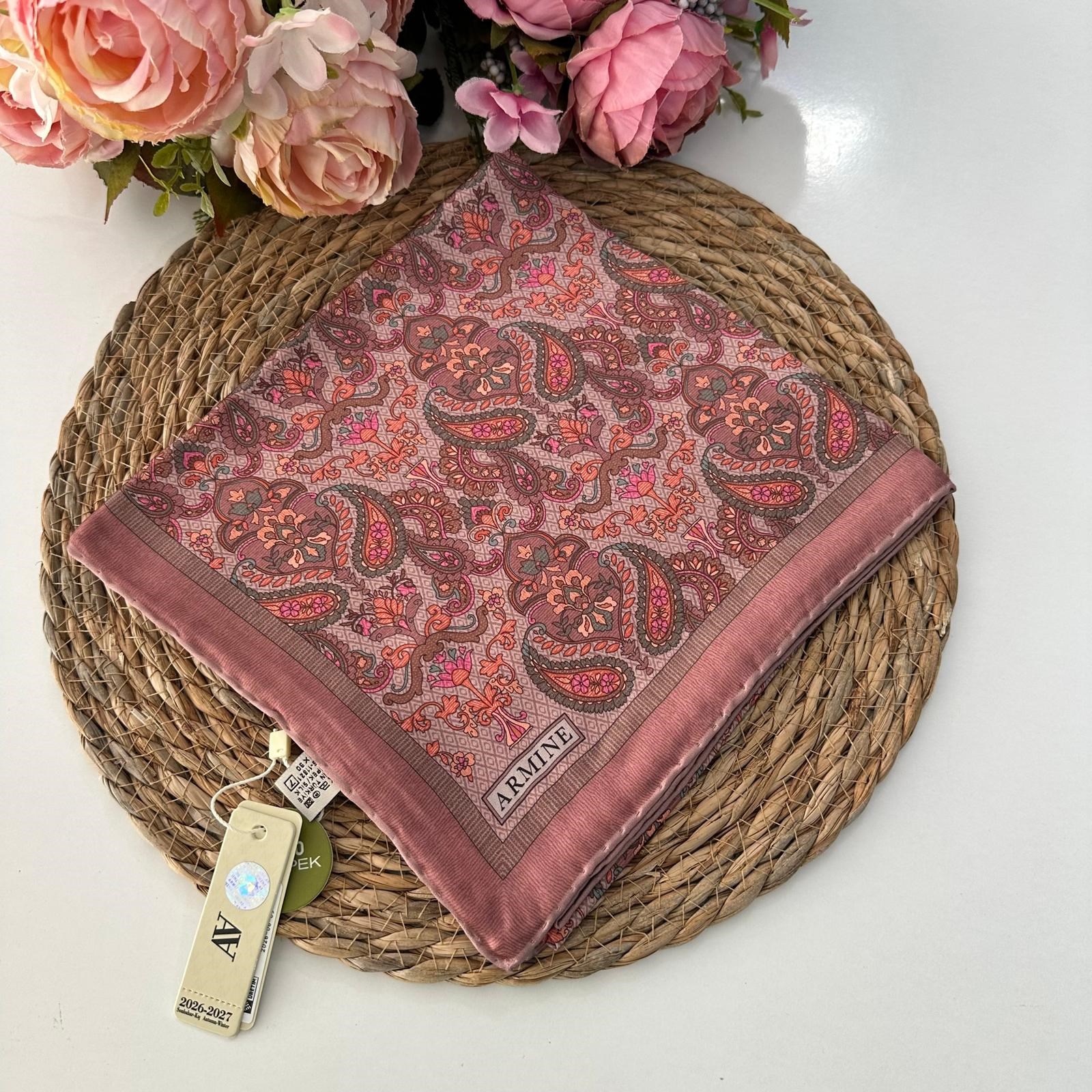Armine Sura İpek Eşarp 2026-2027 Son Bahar Kış PKF9609D-05