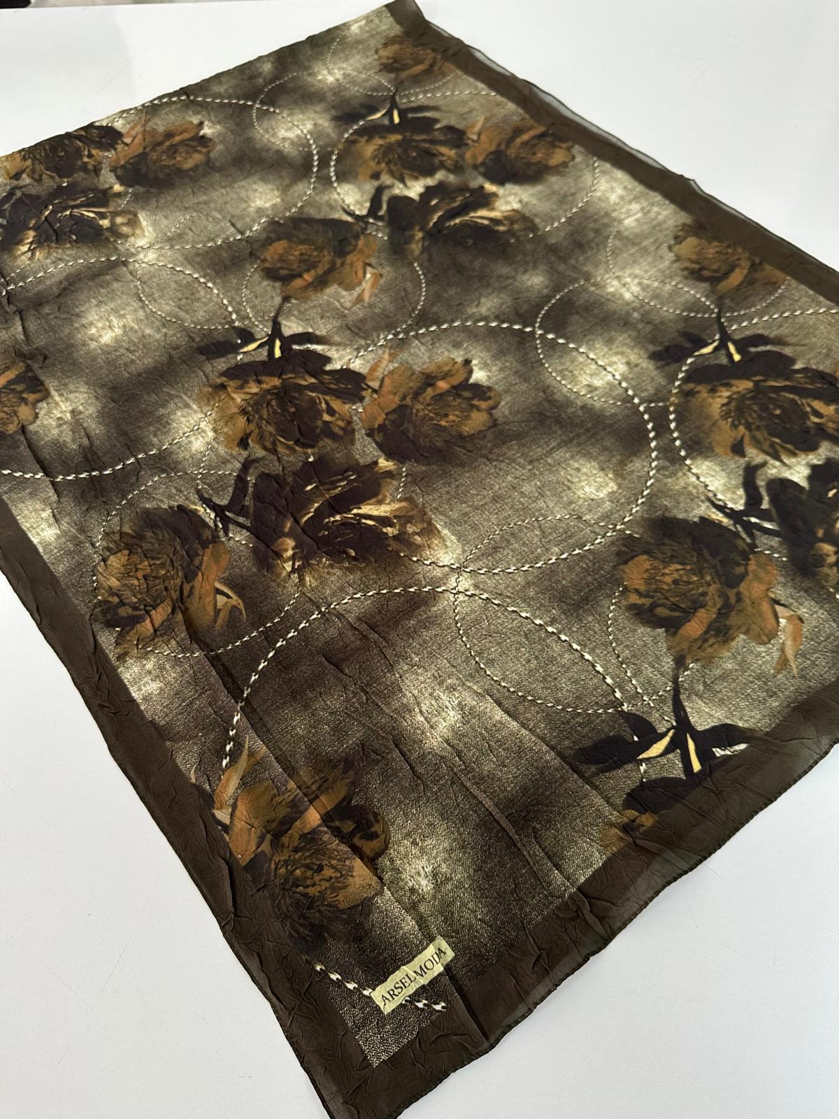 ARSEL MODA Desenli Kraş Şal BCA0114