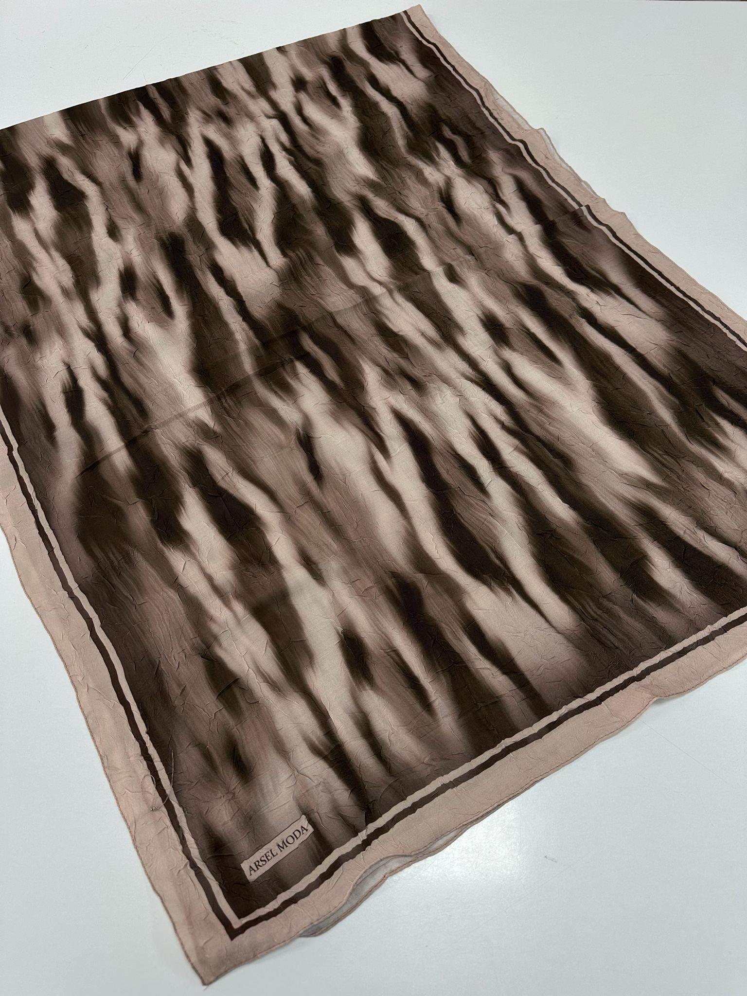 ARSEL MODA Desenli Kraş Şal BCA0303