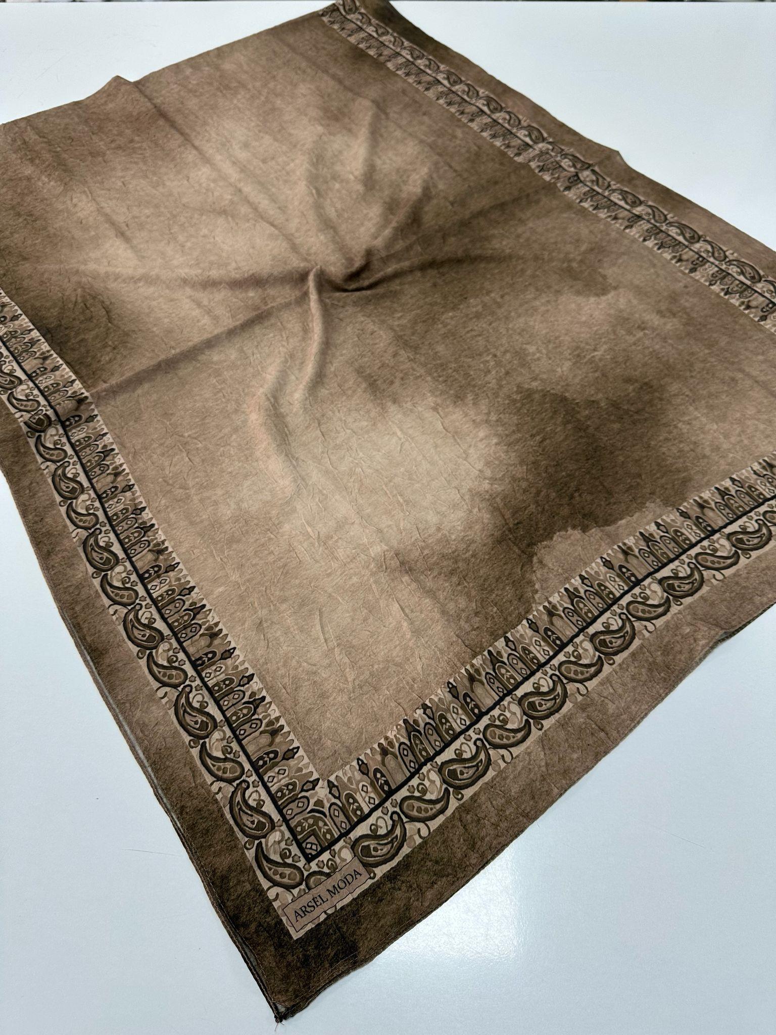 ARSEL MODA Desenli Kraş Şal BCA0508