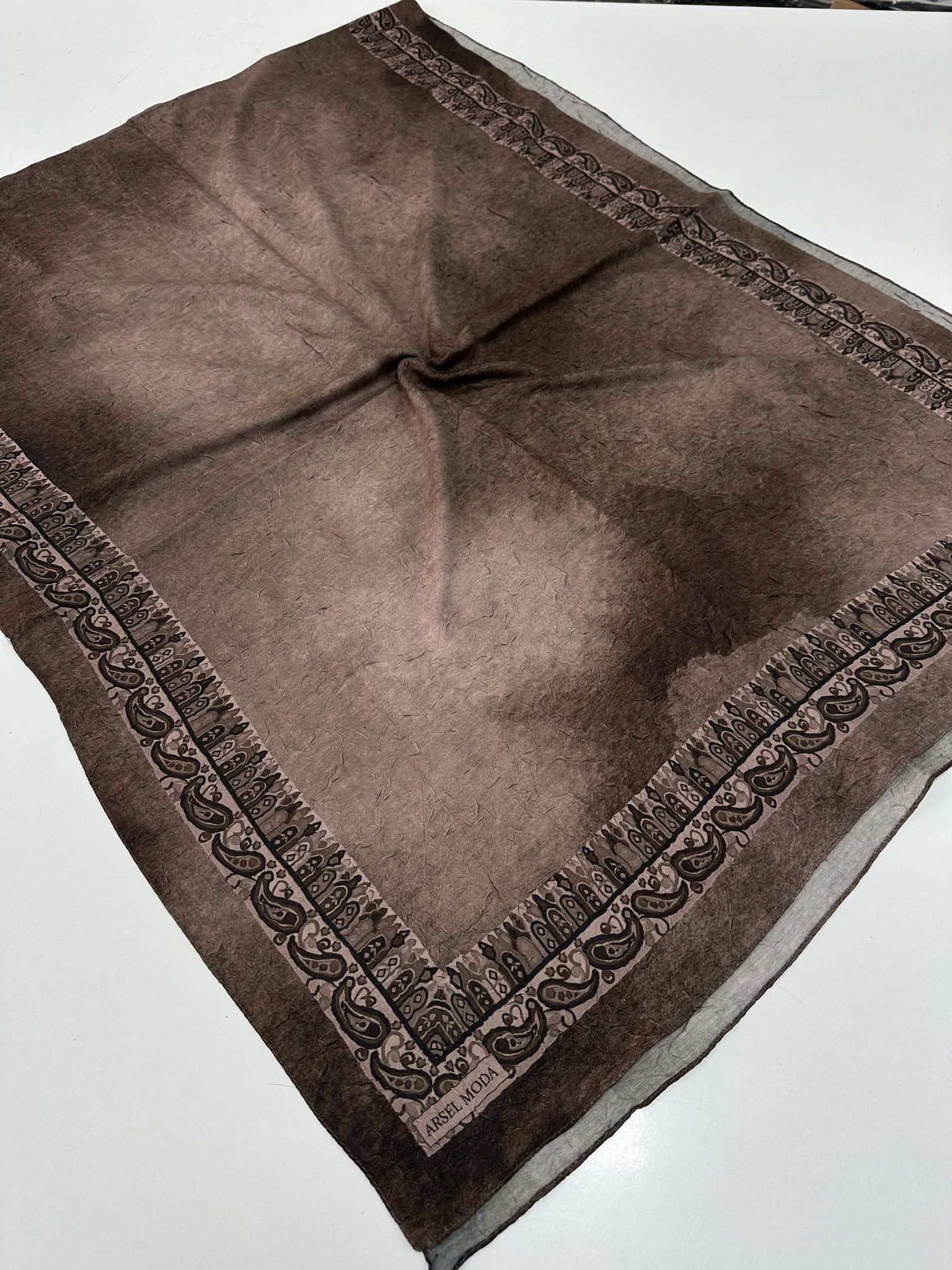ARSEL MODA Desenli Kraş Şal BCA0513