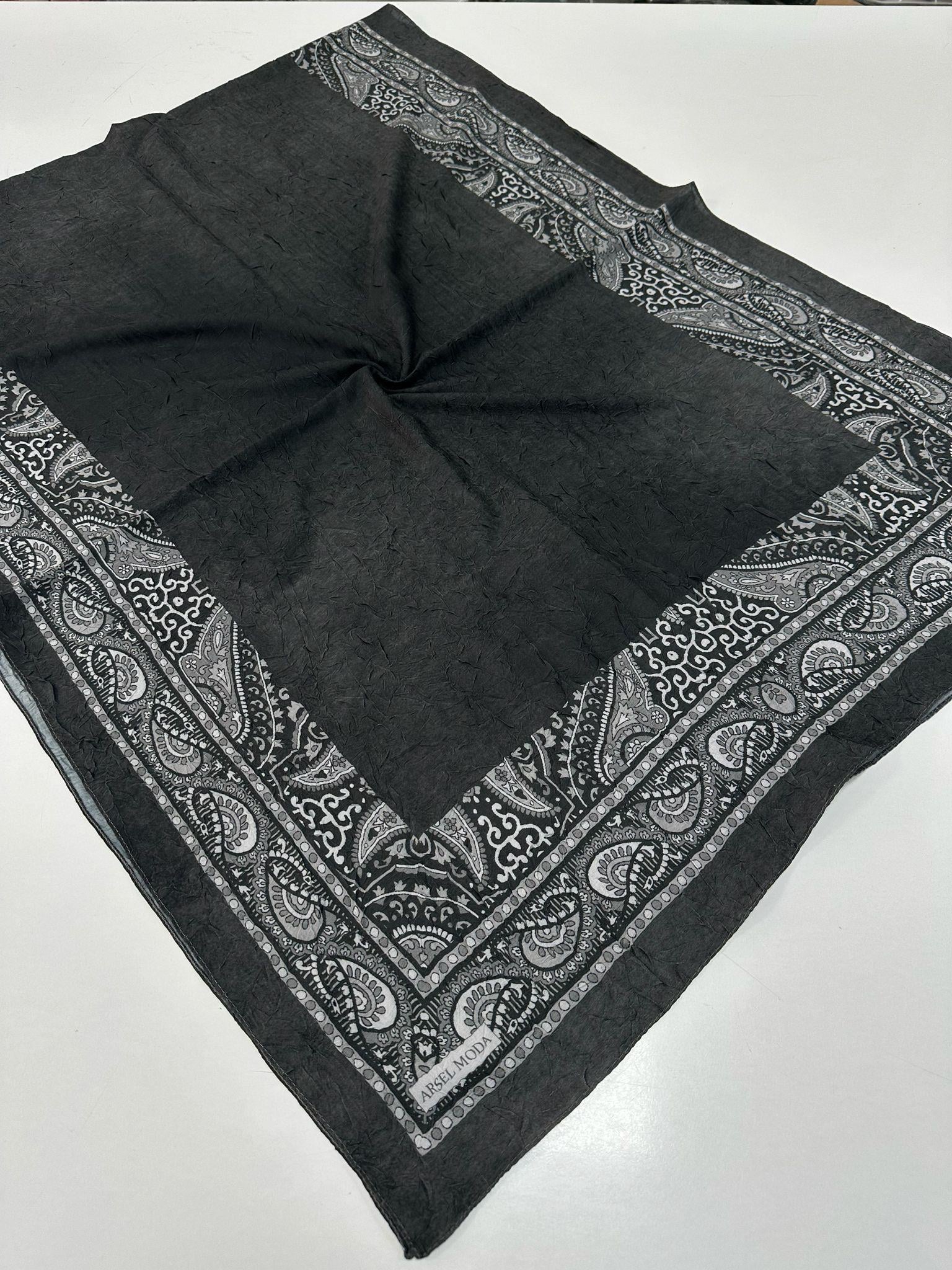 ARSEL MODA Desenli Kraş Şal BCA0601