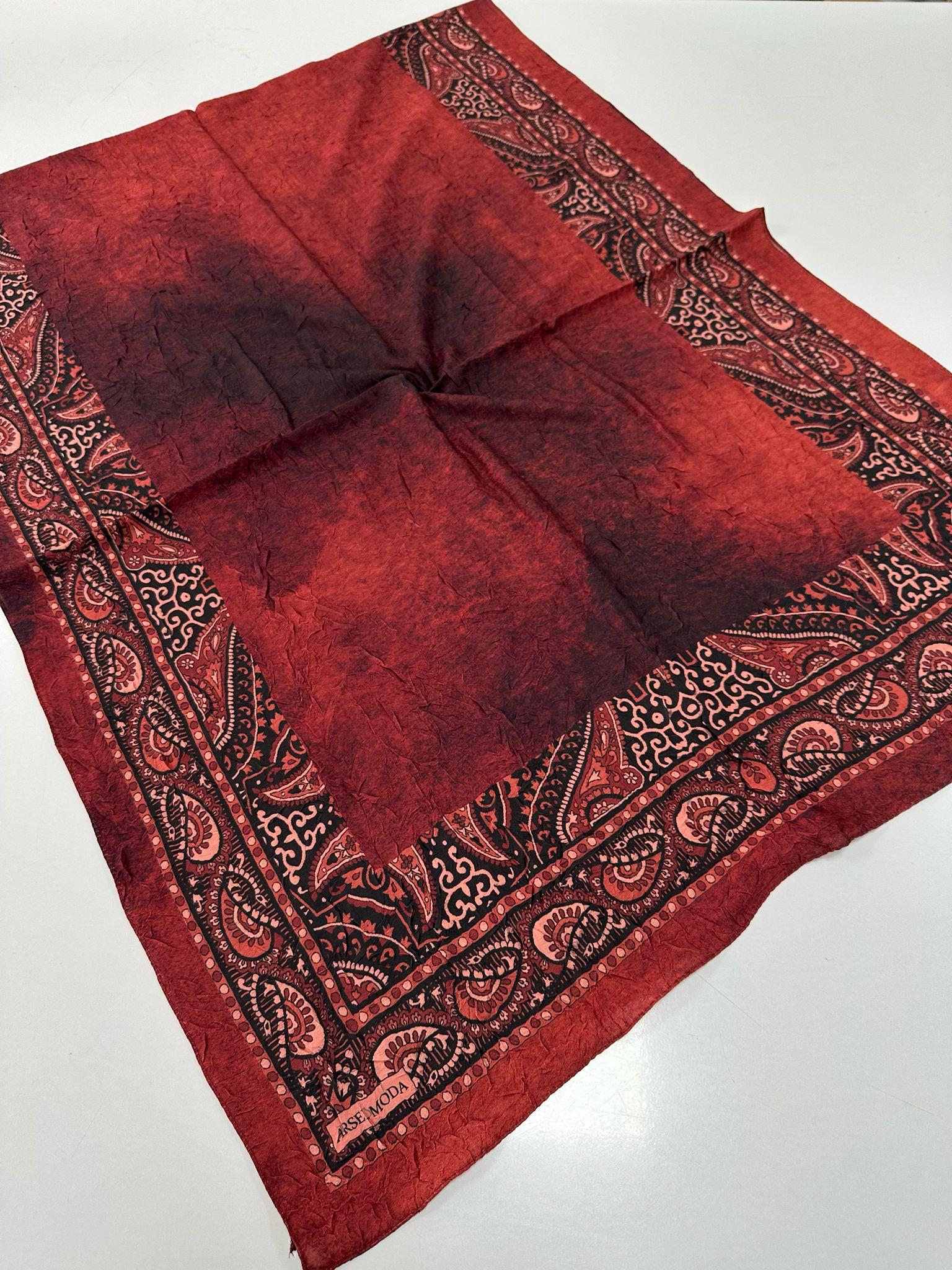 ARSEL MODA Desenli Kraş Şal BCA0609