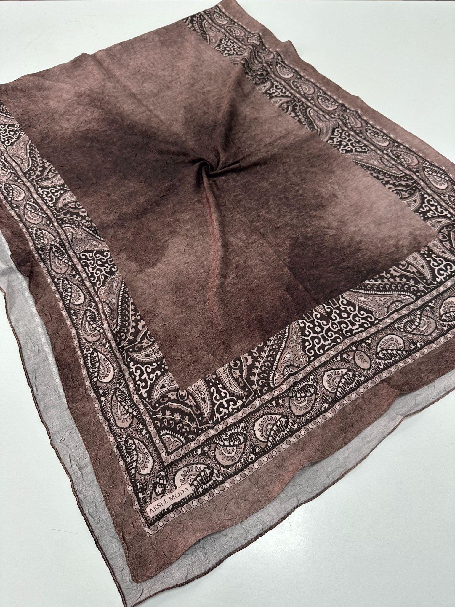 ARSEL MODA Desenli Kraş Şal BCA0610