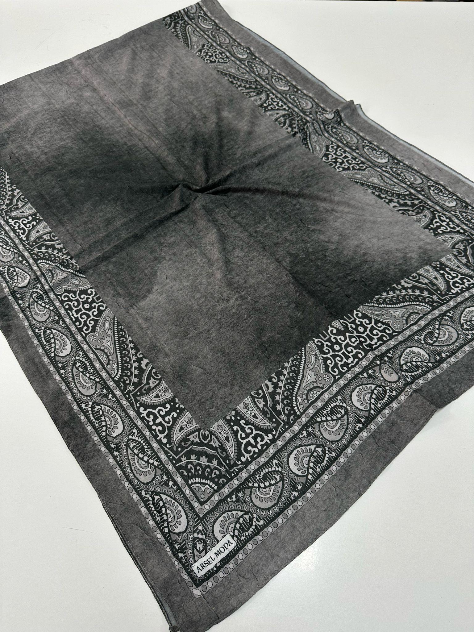 ARSEL MODA Desenli Kraş Şal BCA0612