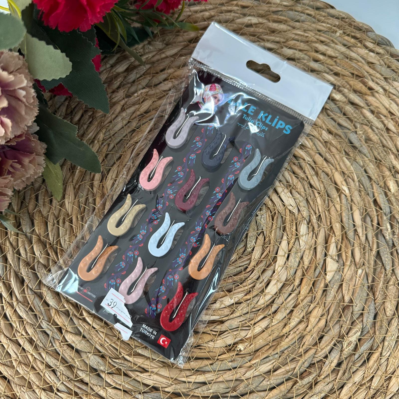 ArSel Moda Eşarp Aksesuar Şal Klipsi 12'li Paket BKD0139