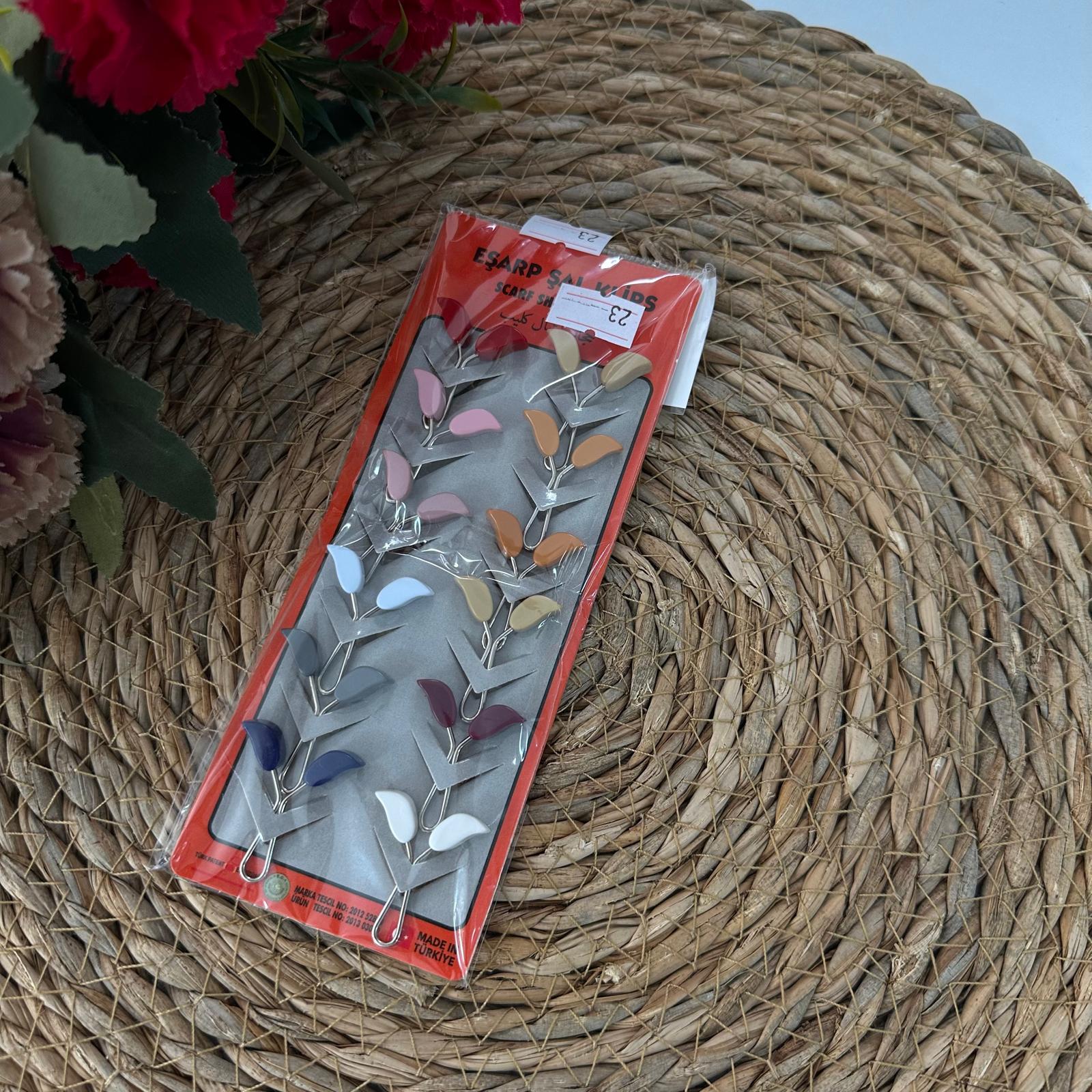 ArSel Moda Eşarp Aksesuar Şal Klipsi 12'li Paket BKD0123