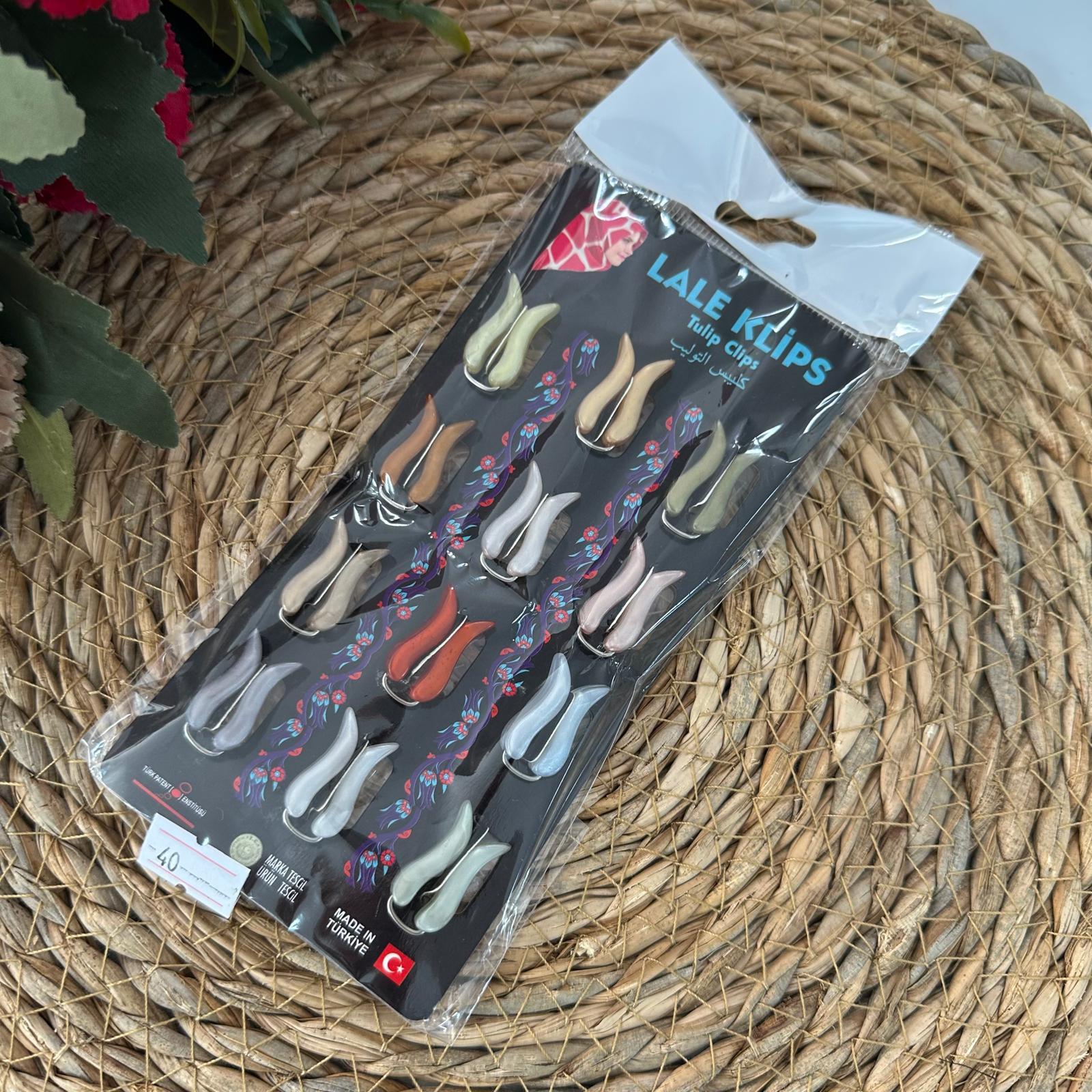 ArSel Moda Eşarp Aksesuar Şal Klipsi 12'li Paket BKD0140
