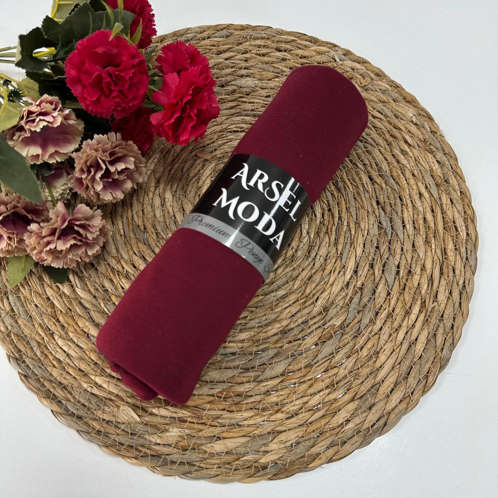 ArSel Moda Penye Şal Bordo LPSA54