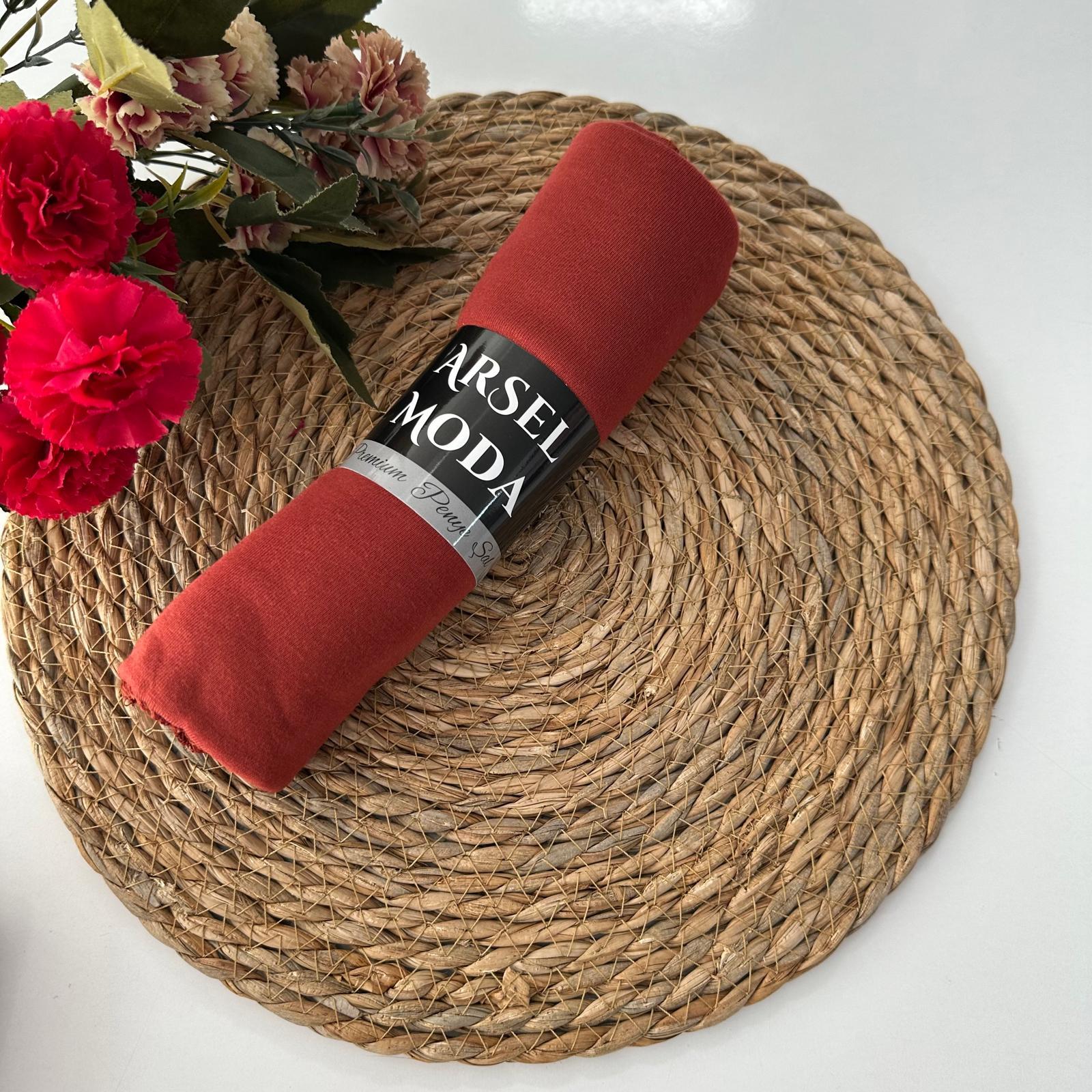 ArSel Moda Penye Şal Koyu Kiremit LPSA76