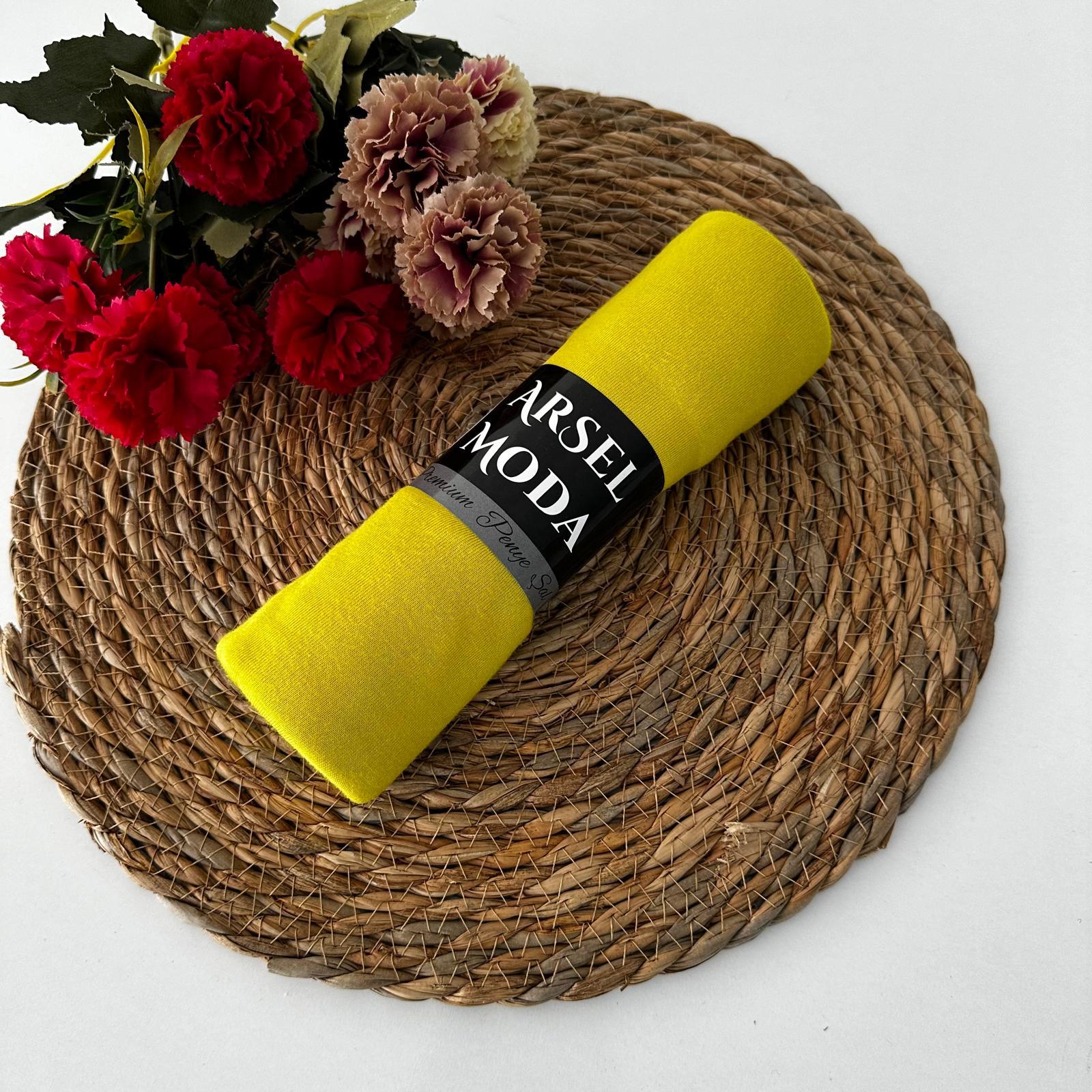 ArSel Moda Penye Şal Sarı LPSA52