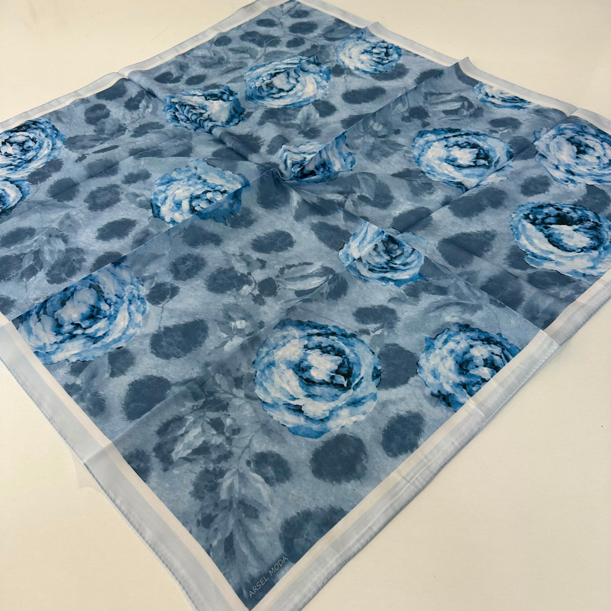 ARSEL MODA Soft Pamuklu Eşarp İtalyan Dikişli LRB7311