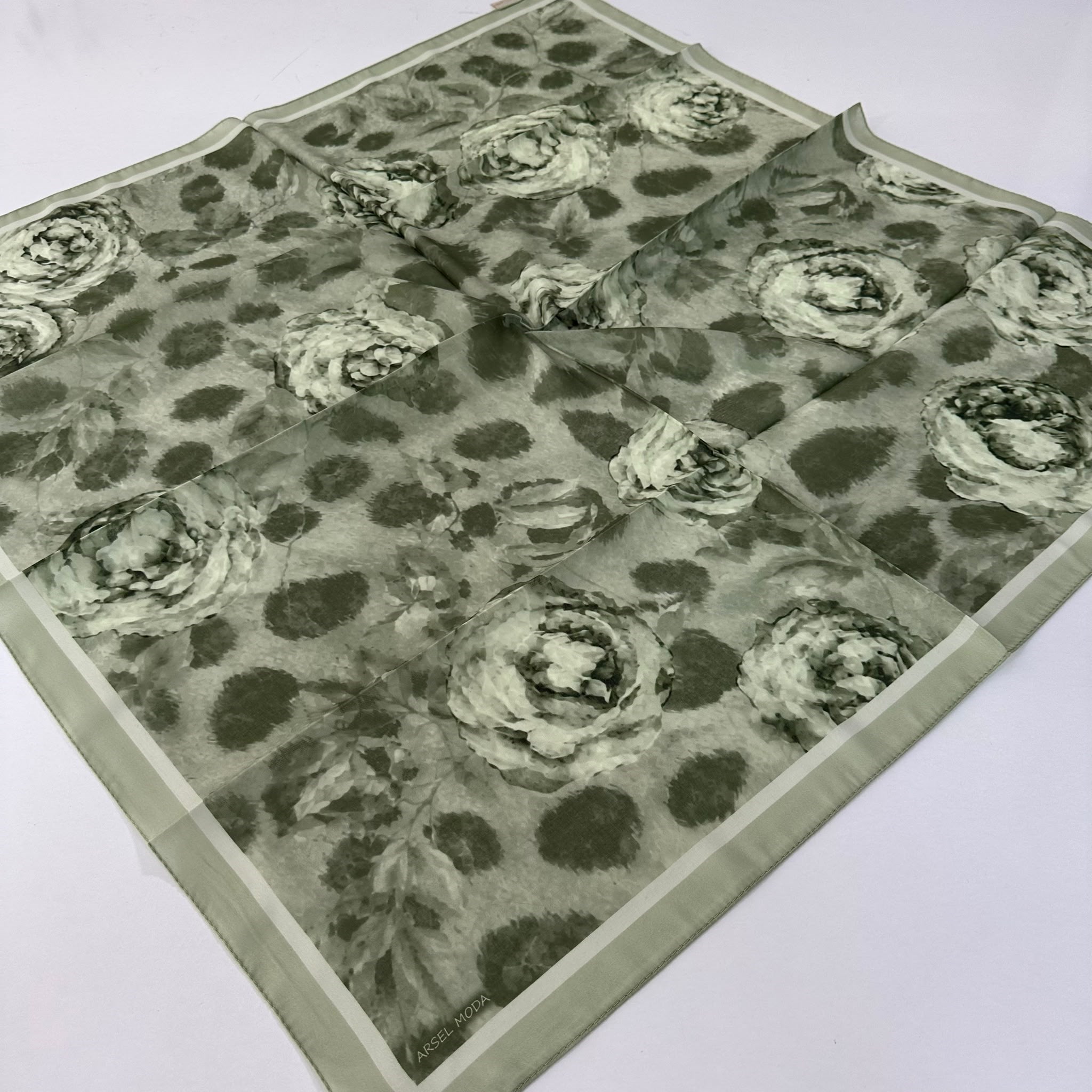 ARSEL MODA Soft Pamuklu Eşarp İtalyan Dikişli LRB7312