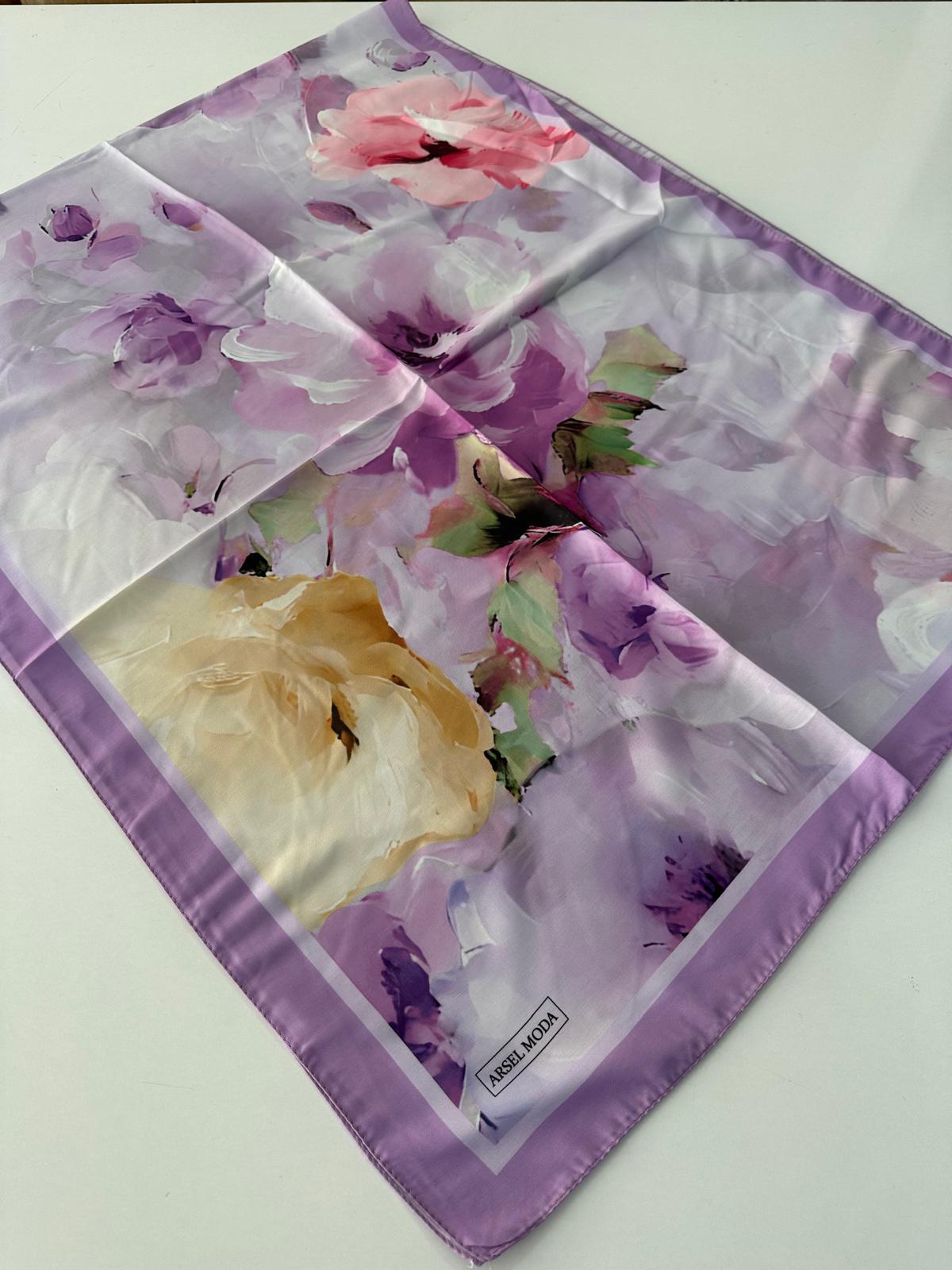 ARSEL MODA Soft Pamuklu Şal Çiçek Desen LBD2101