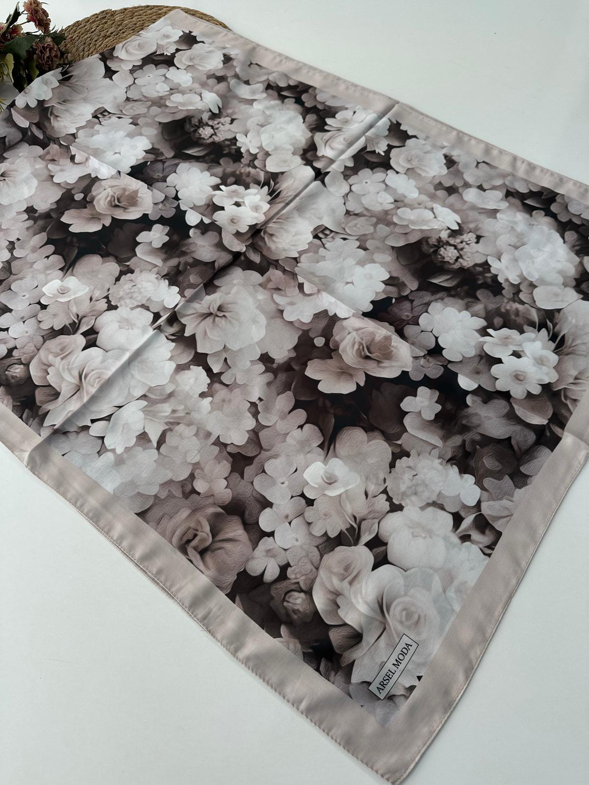 ARSEL MODA Soft Pamuklu Şal Çiçek Desen LBD2204