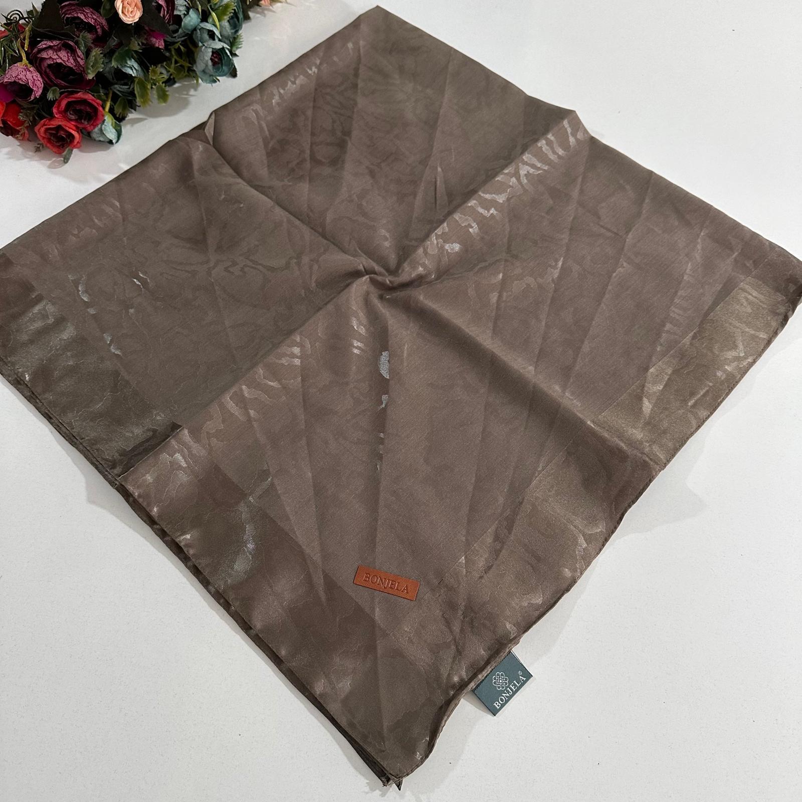 Bonjela Lento Eşarp Leopar Desen Toprak LNT0234
