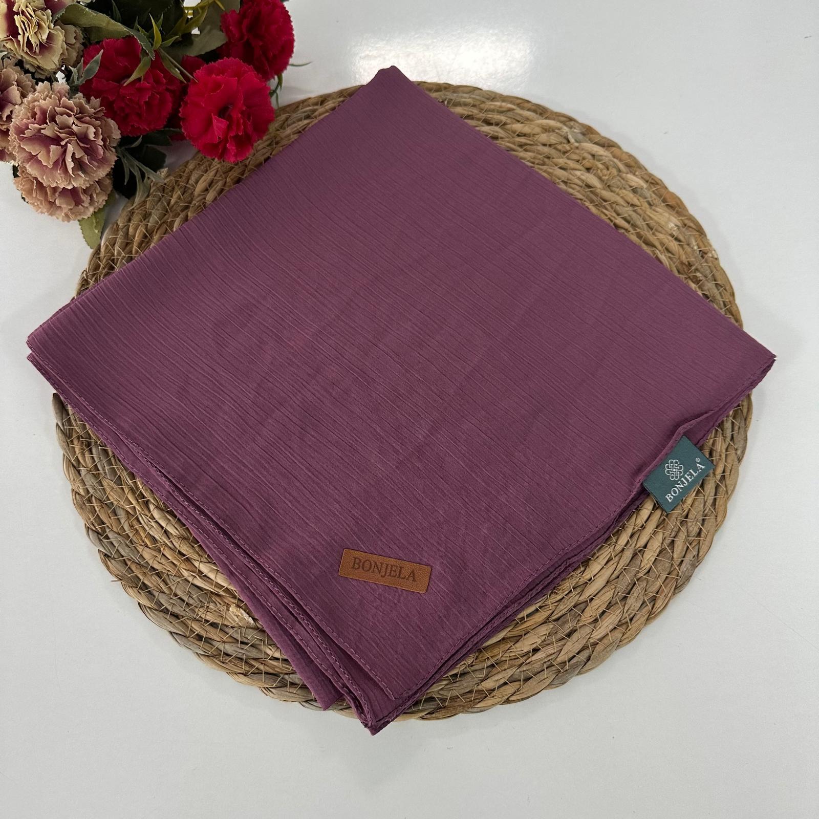 Bonjela Soft Krinkıl Eşarp Gül Kurusu NSY0216