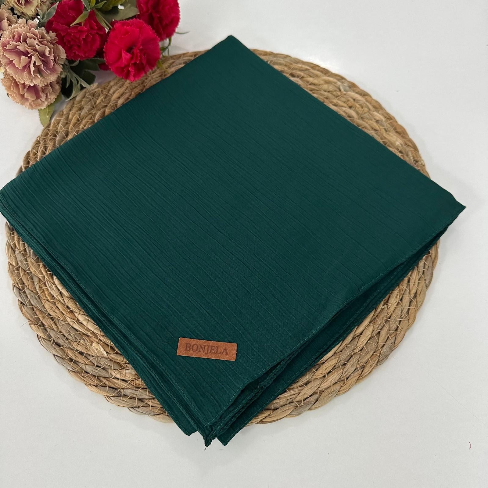 Bonjela Soft Krinkıl Eşarp Zümrüt NSY0221