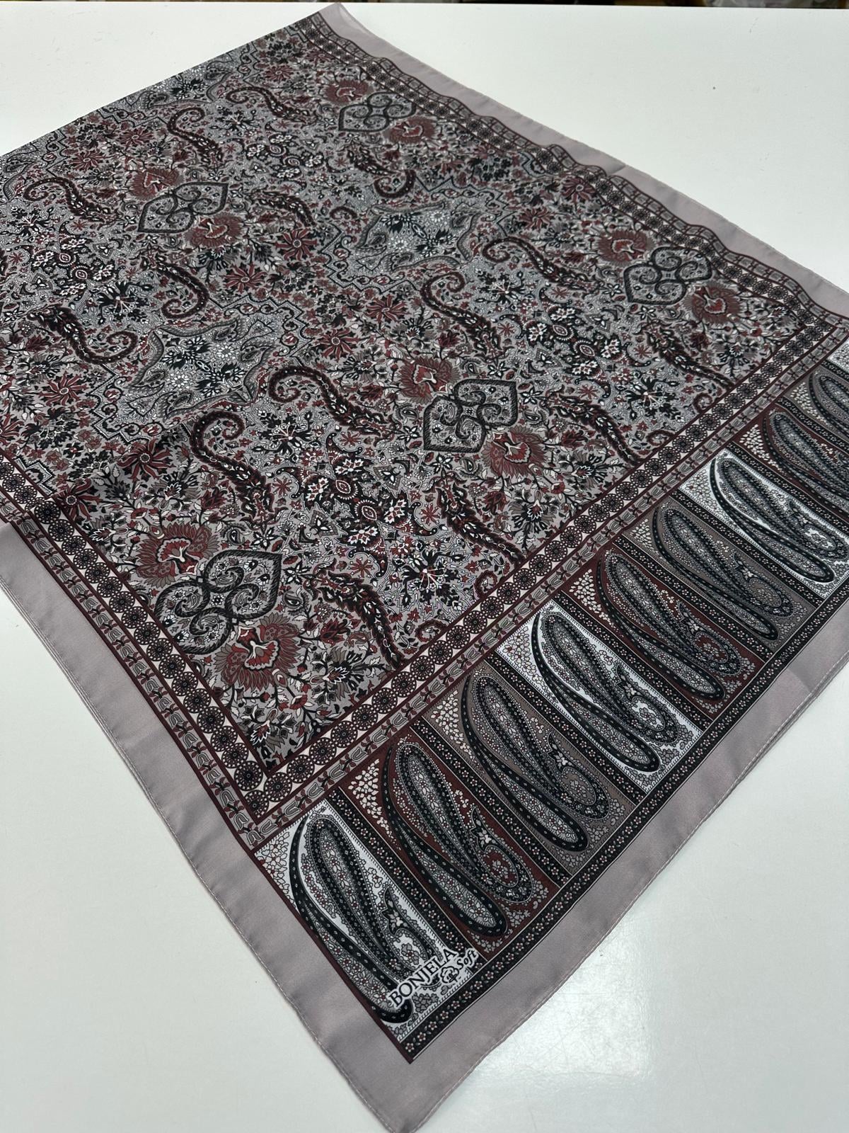 Bonjela Soft Pamuklu Şal Etro Desen LBS1803