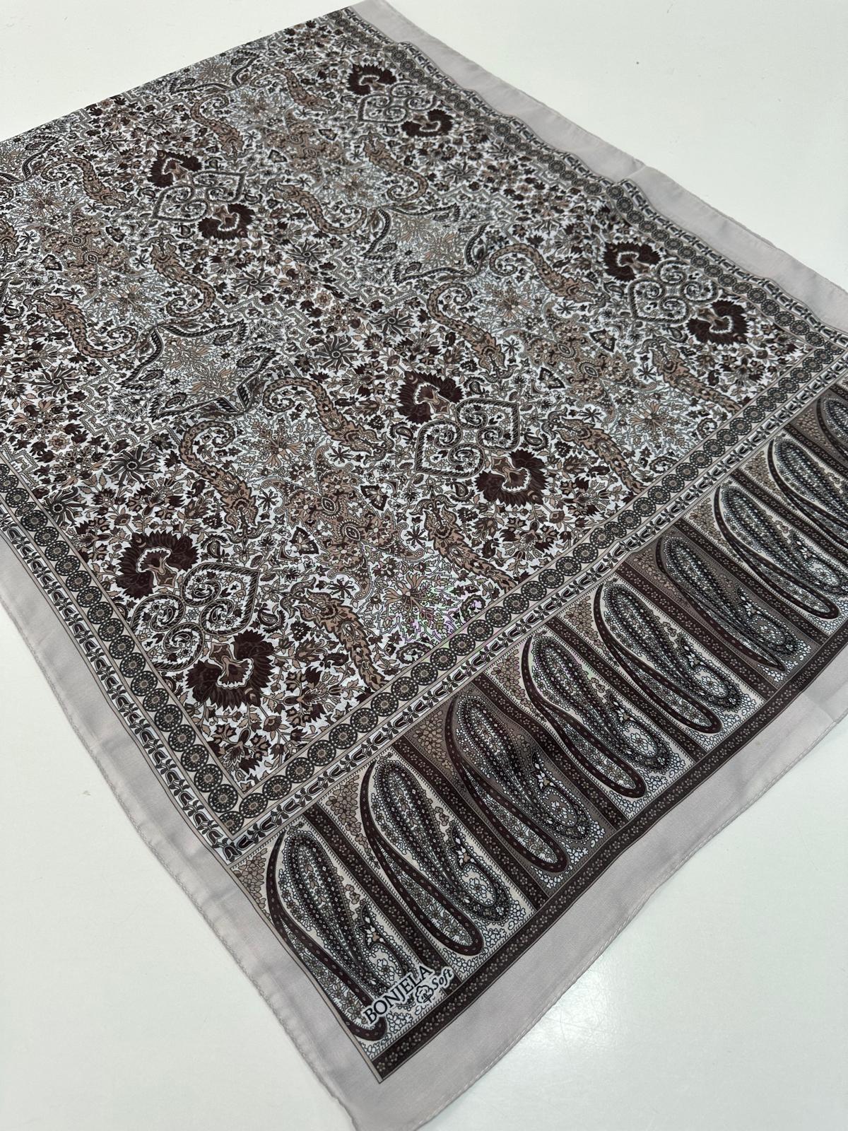Bonjela Soft Pamuklu Şal Etro Desen LBS1807