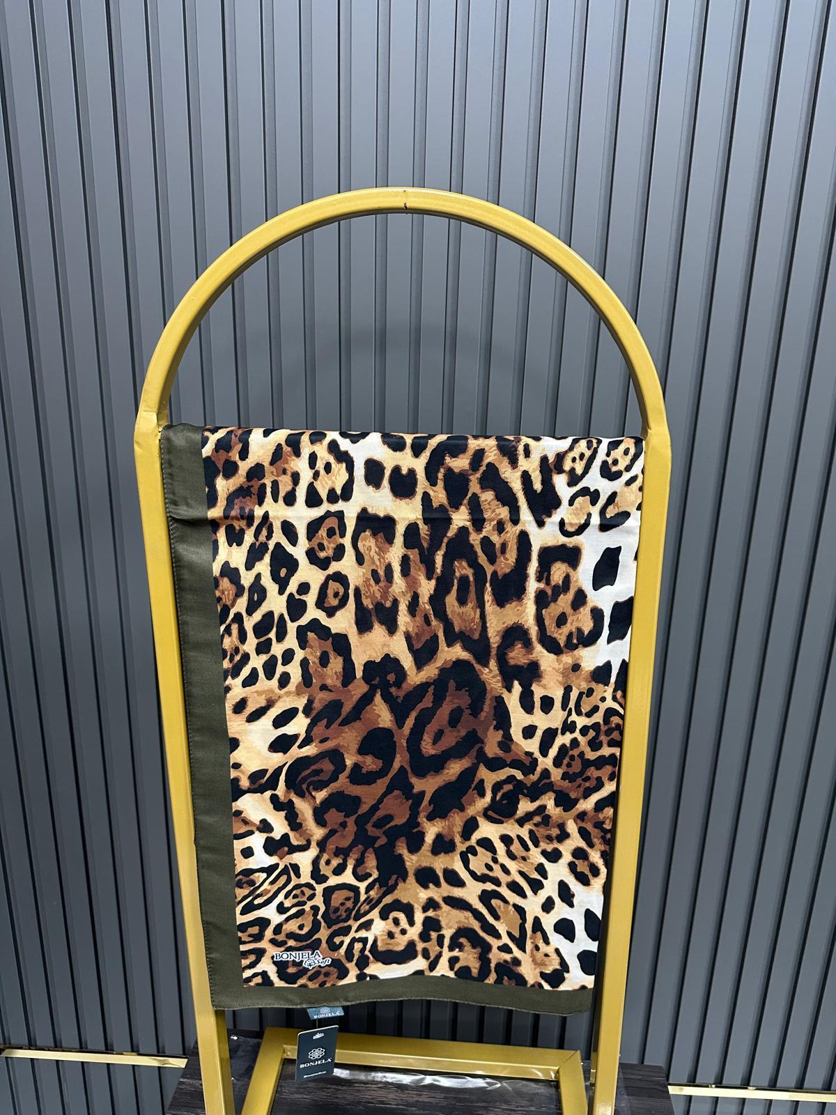 Bonjela Soft Pamuklu Şal Leopar Desen LBS1004