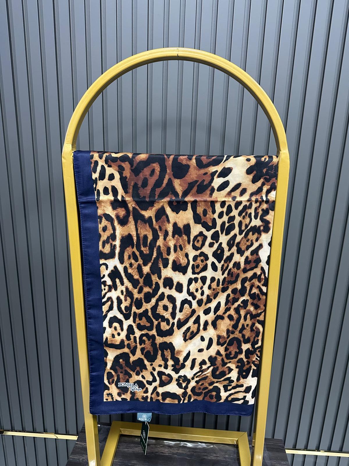 Bonjela Soft Pamuklu Şal Leopar Desen LBS1002