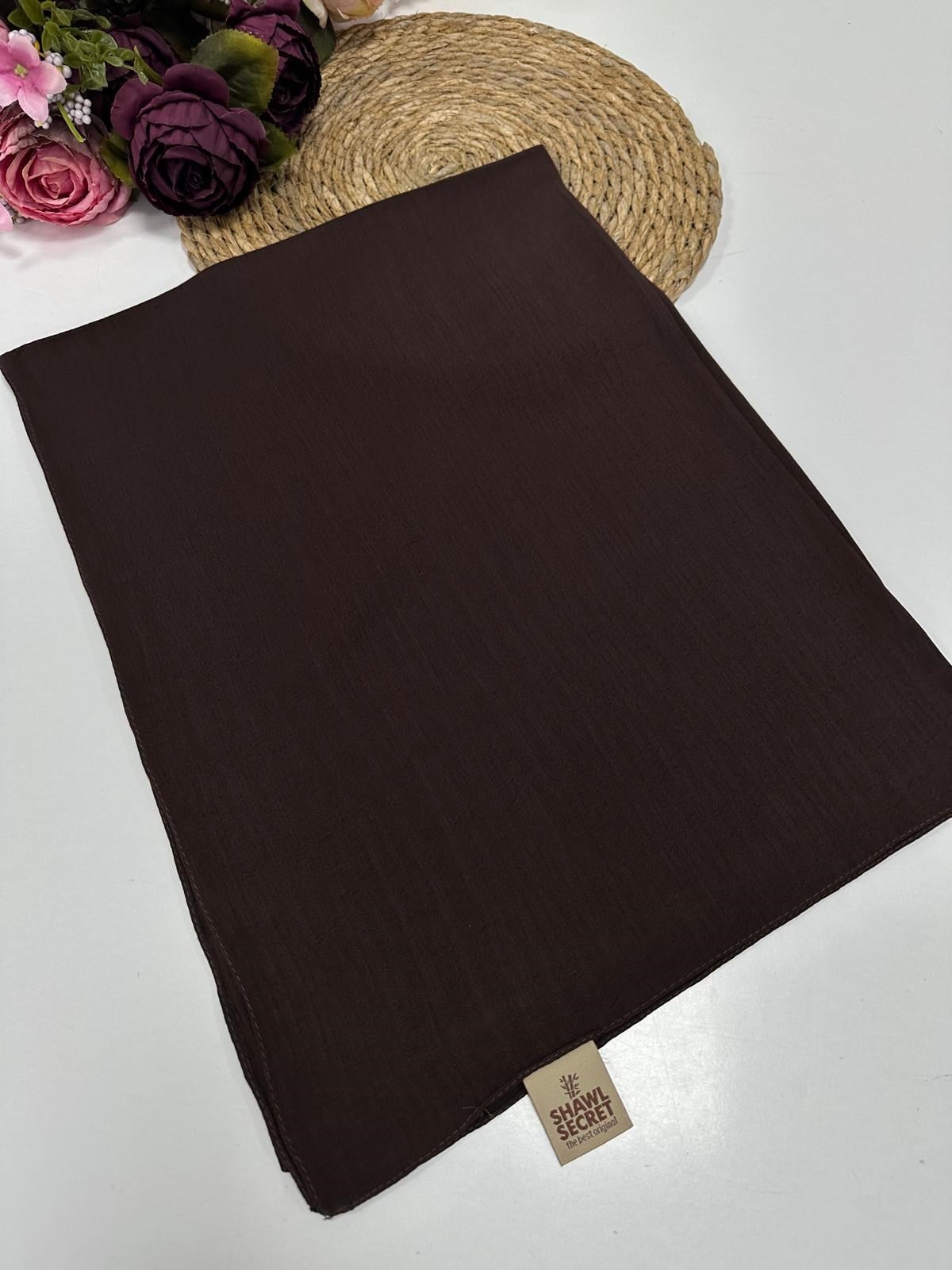 Doğal Bambu Şal Acı Kahve SWL0104