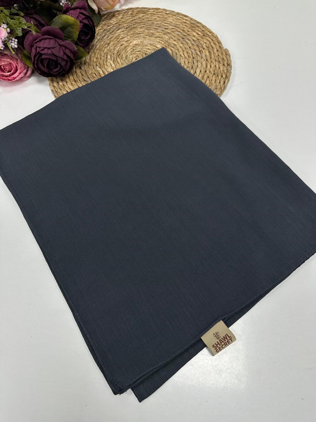 Doğal Bambu Şal Antrasit SWL0107
