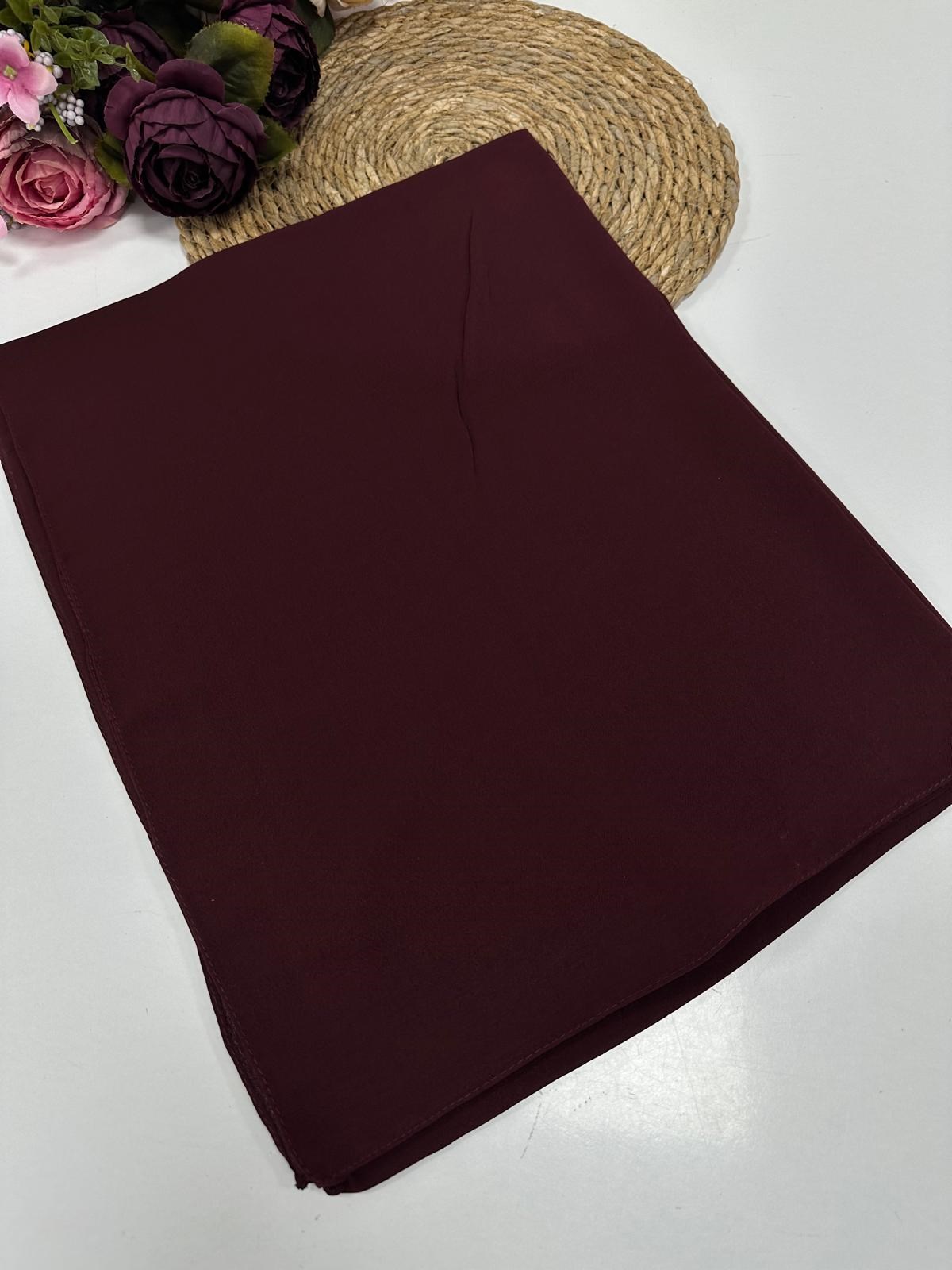 Doğal Bambu Şal Bordo SWL0103