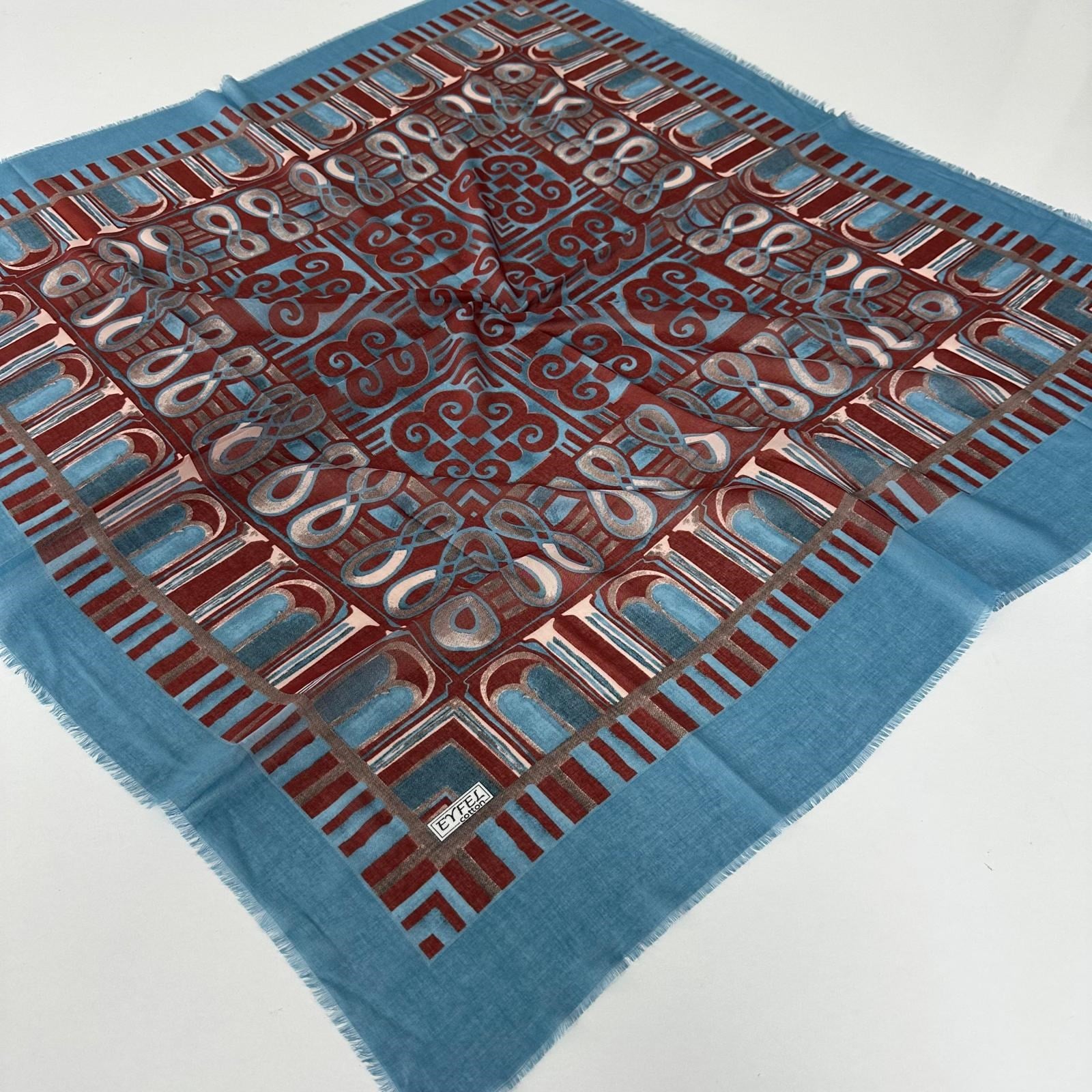 Eyfel Yazlık Çekme Koton Eşarp PFC1004