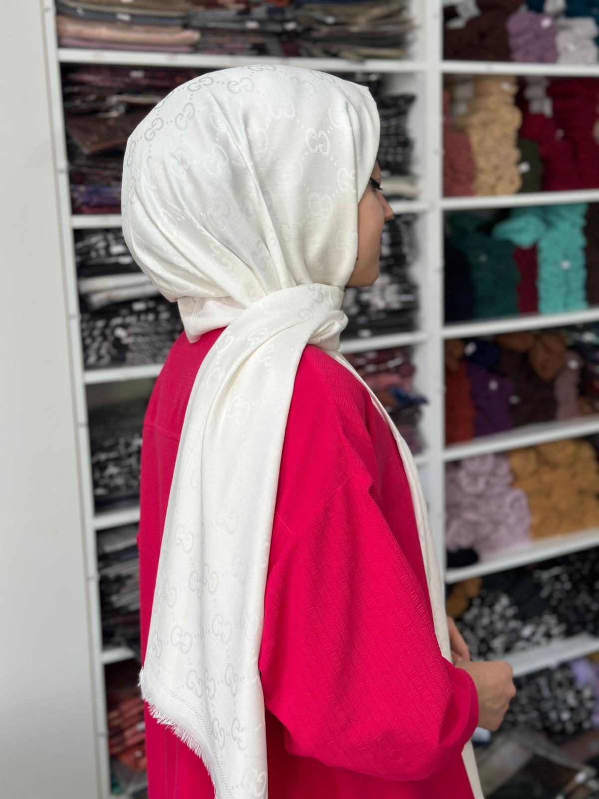 G Desen Çift Taraflı Premium Jakar Şal JSP0104