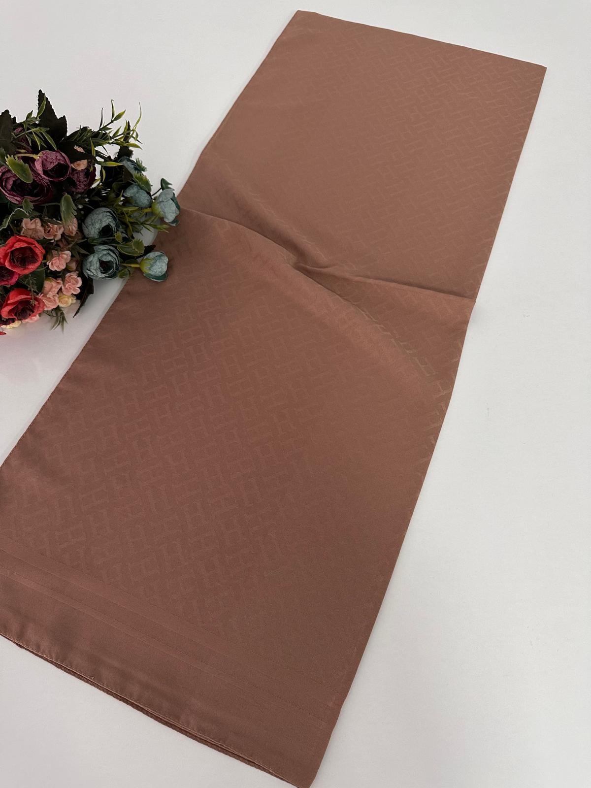 H Desen Jakar Şal Bordo JSL1807