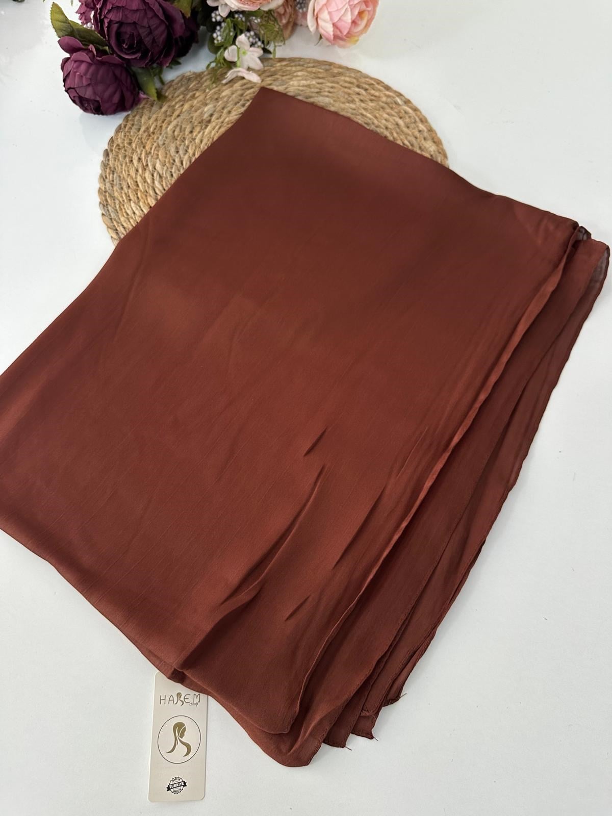 Harem Comosaten Abiye Şal Kahve JSH0309
