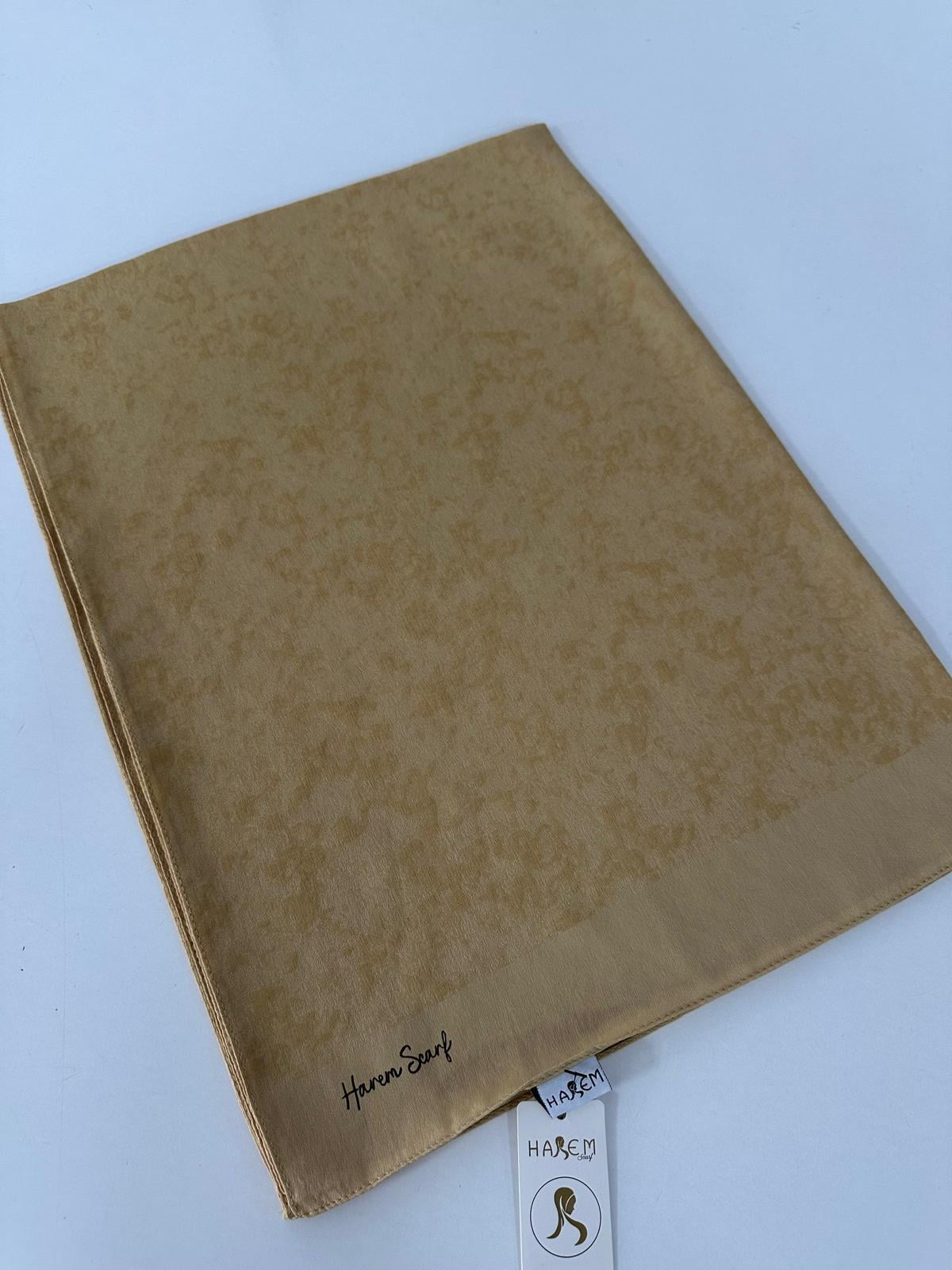 Harem Desenli Pamuk Gold Silvia Buğday Şal HFW0325
