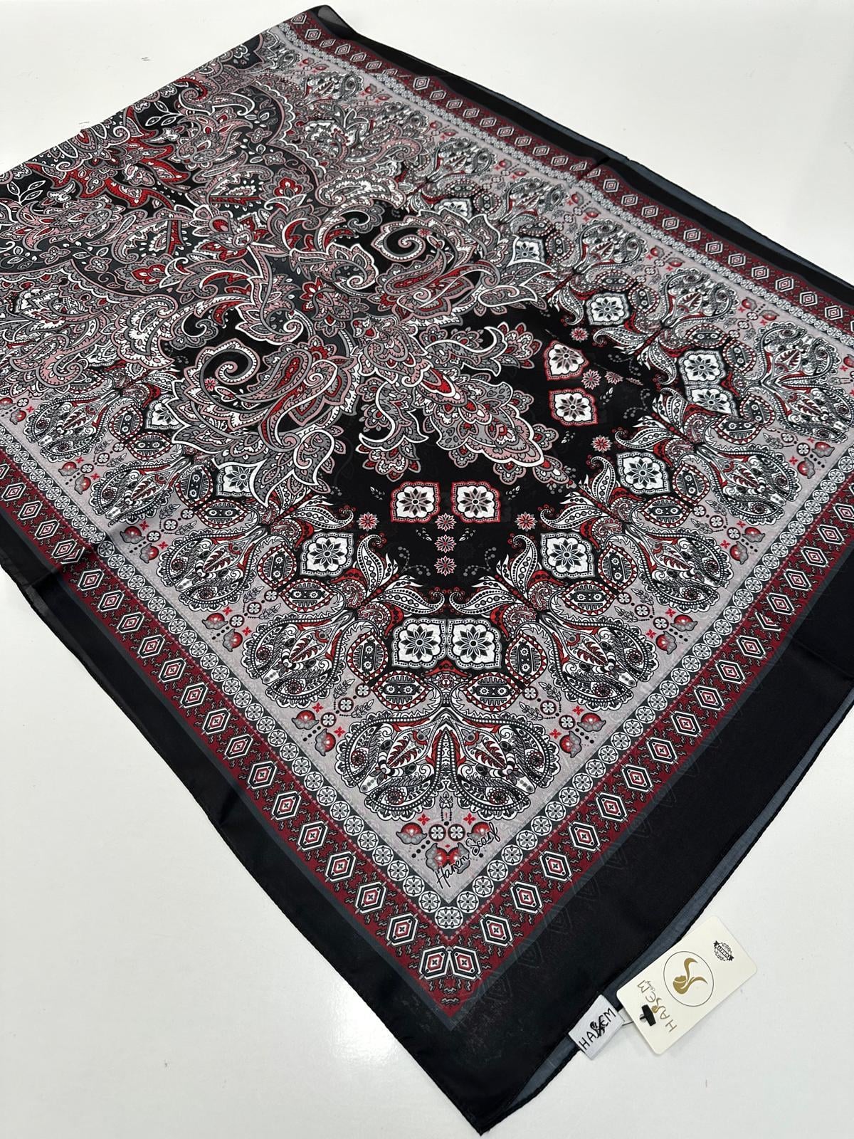 Harem Desenli Vual İpeksi Şal HVD0102