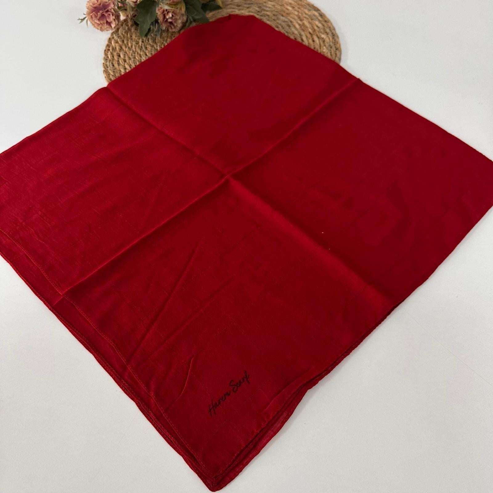 Harem Nilda  Kırmızı Eşarp VHC0166