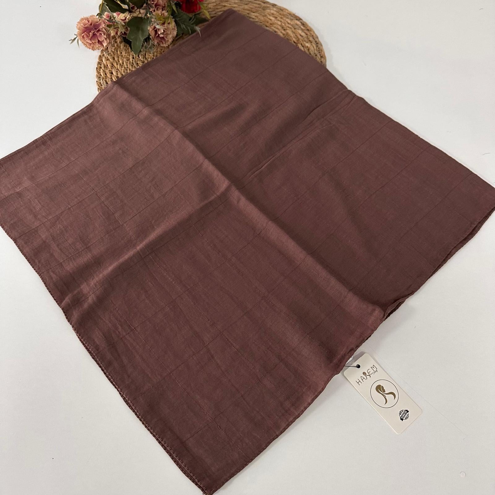 Harem Nilda  Koyu Vizon Eşarp VHC0153