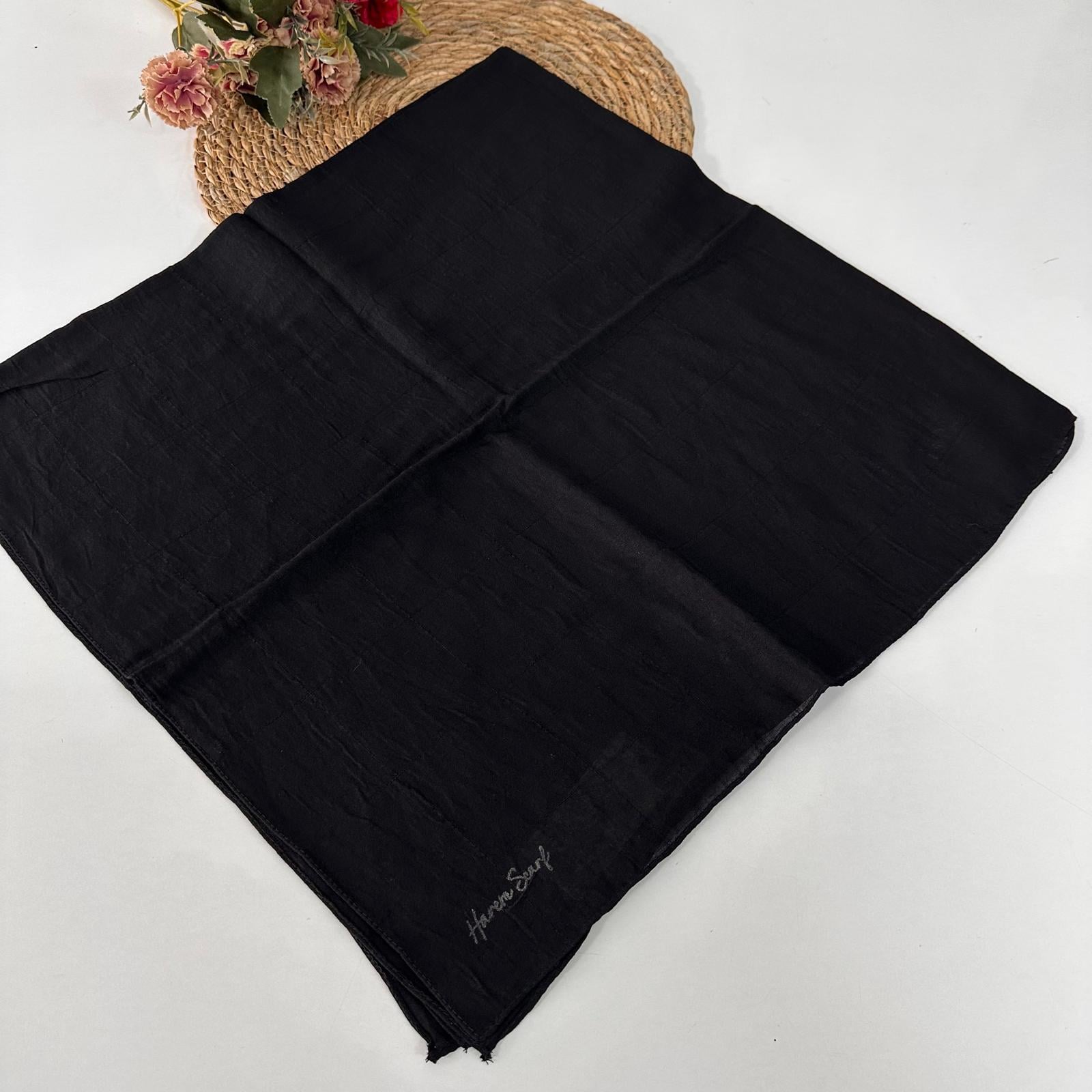 Harem Nilda Siyah Eşarp VHC0141