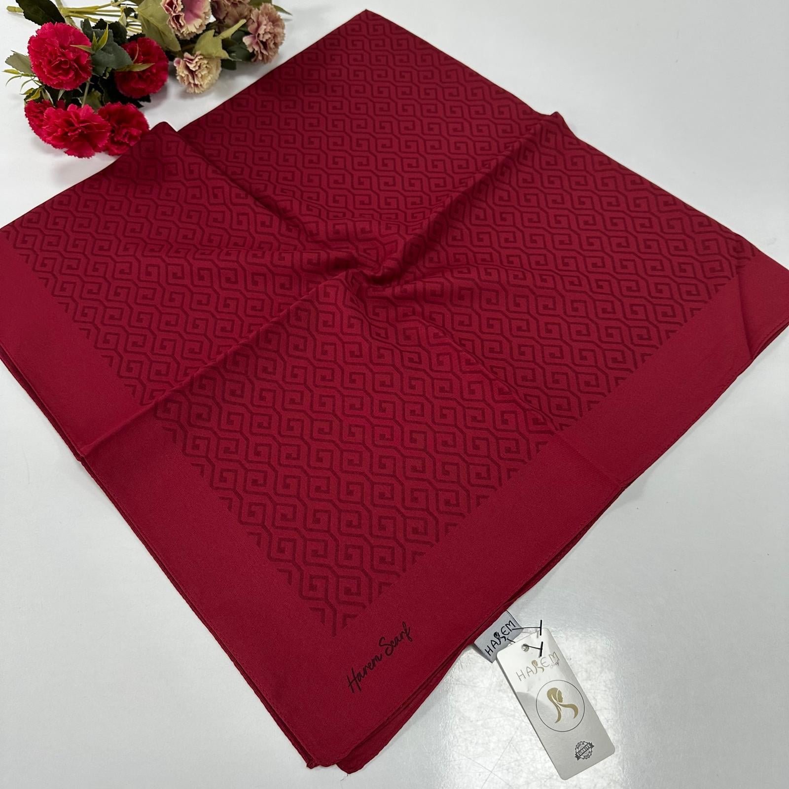 Harem Stella Eşarp Bordo VHC0303