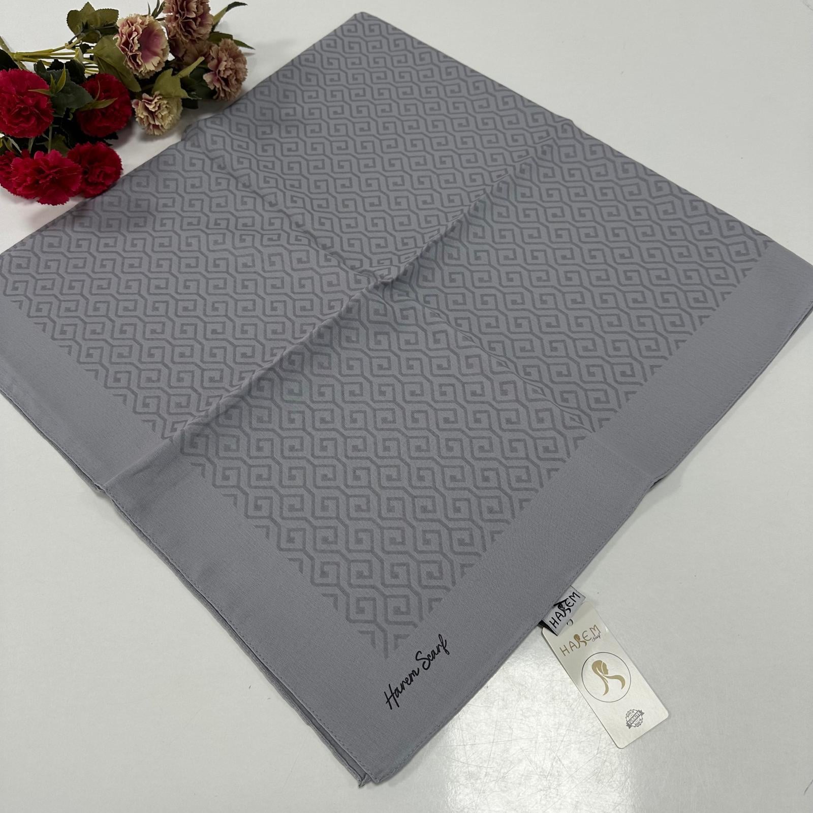 Harem Stella Eşarp Gümüş VHC0308