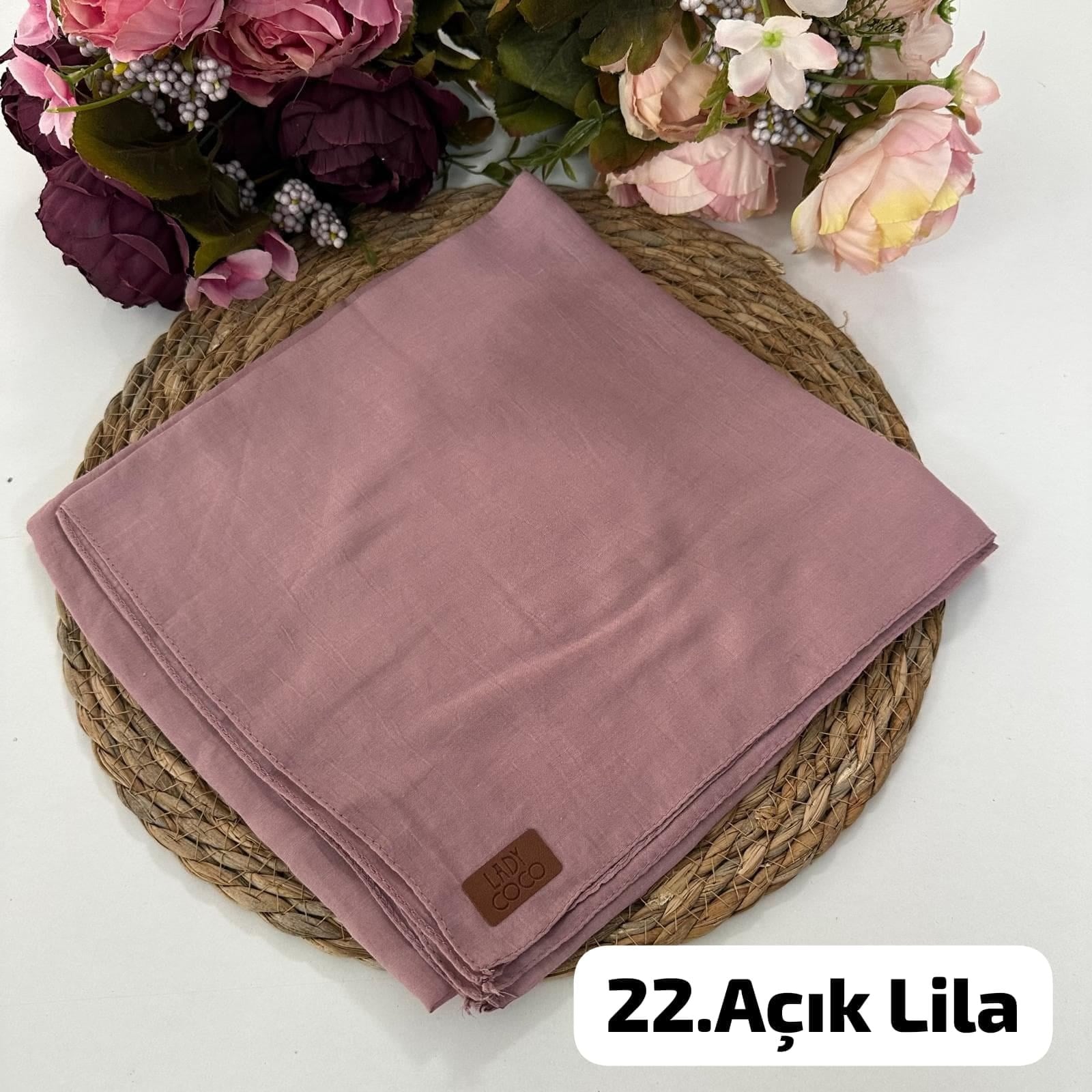 Lady Coco Rami Eşarp Açık Lila  PRE0222