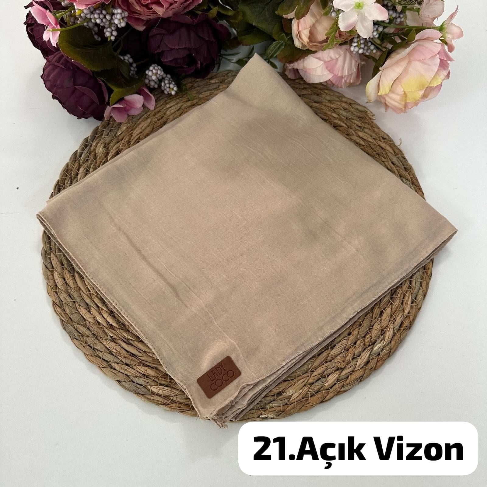 Lady Coco Rami Eşarp Açık Vizon  PRE0221