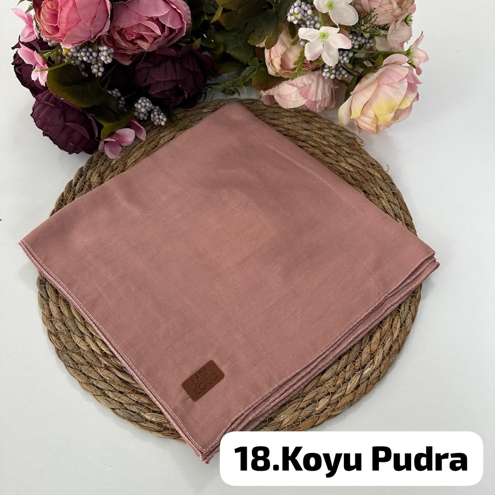 Lady Coco Rami Eşarp Koyu Pudra  PRE0218