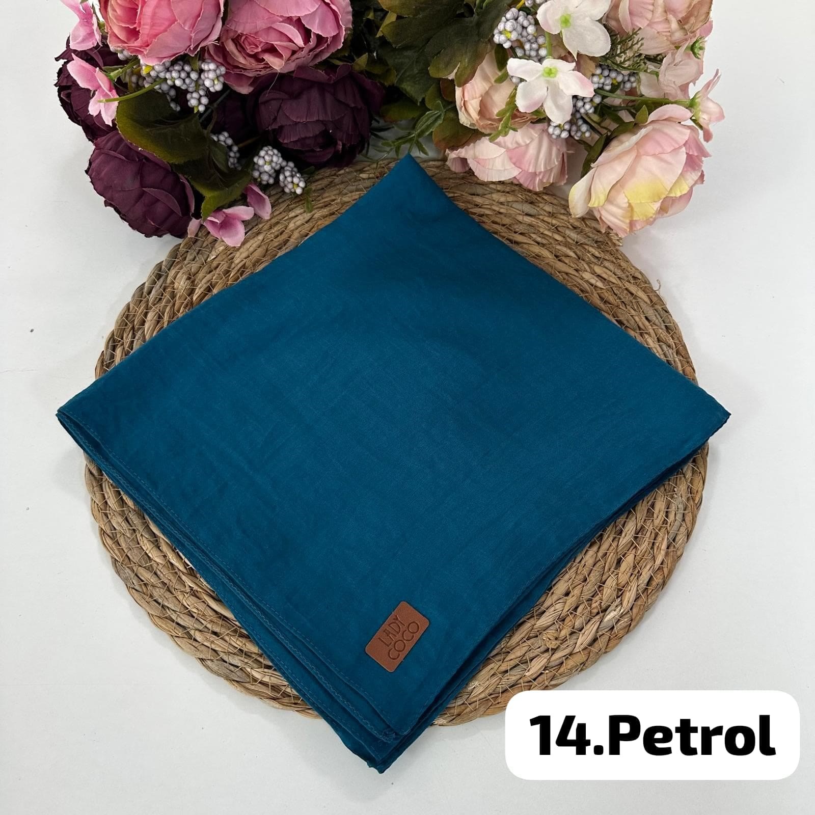 Lady Coco Rami Eşarp  Petrol  PRE0214